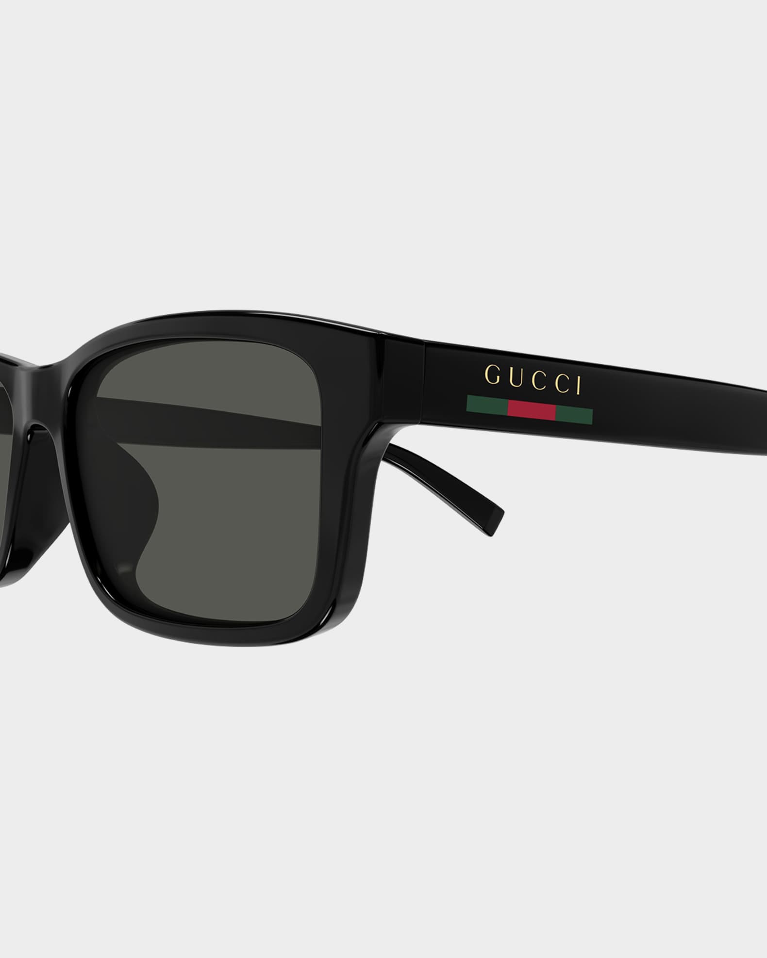 Gucci Men's Gucci Lines 57mm Rectangular Acetate Sunglasses