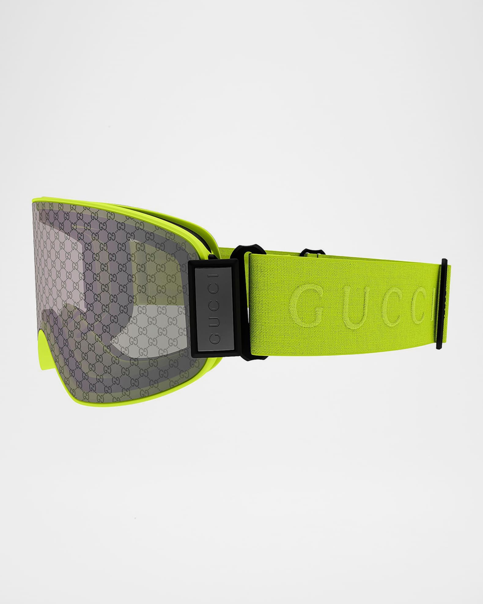 Gucci Men's Ski Mask 99mm Logo-Detail Acetate Goggles | Neiman Marcus