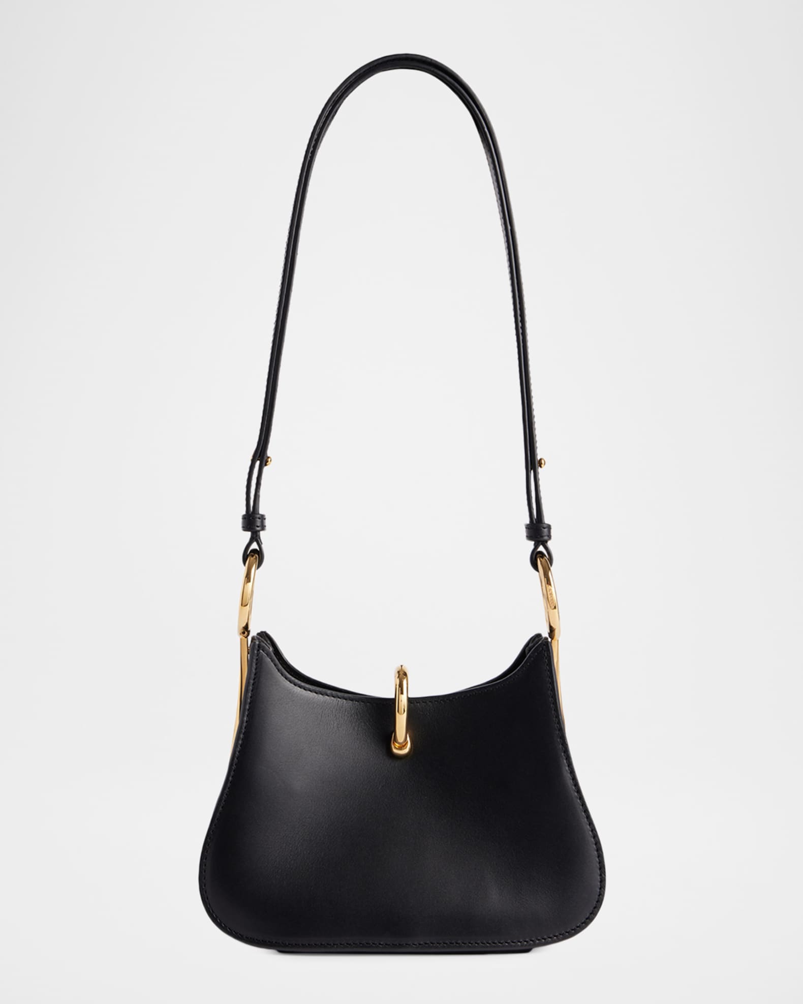 Rabanne The Ring Bag in Leather | Neiman Marcus