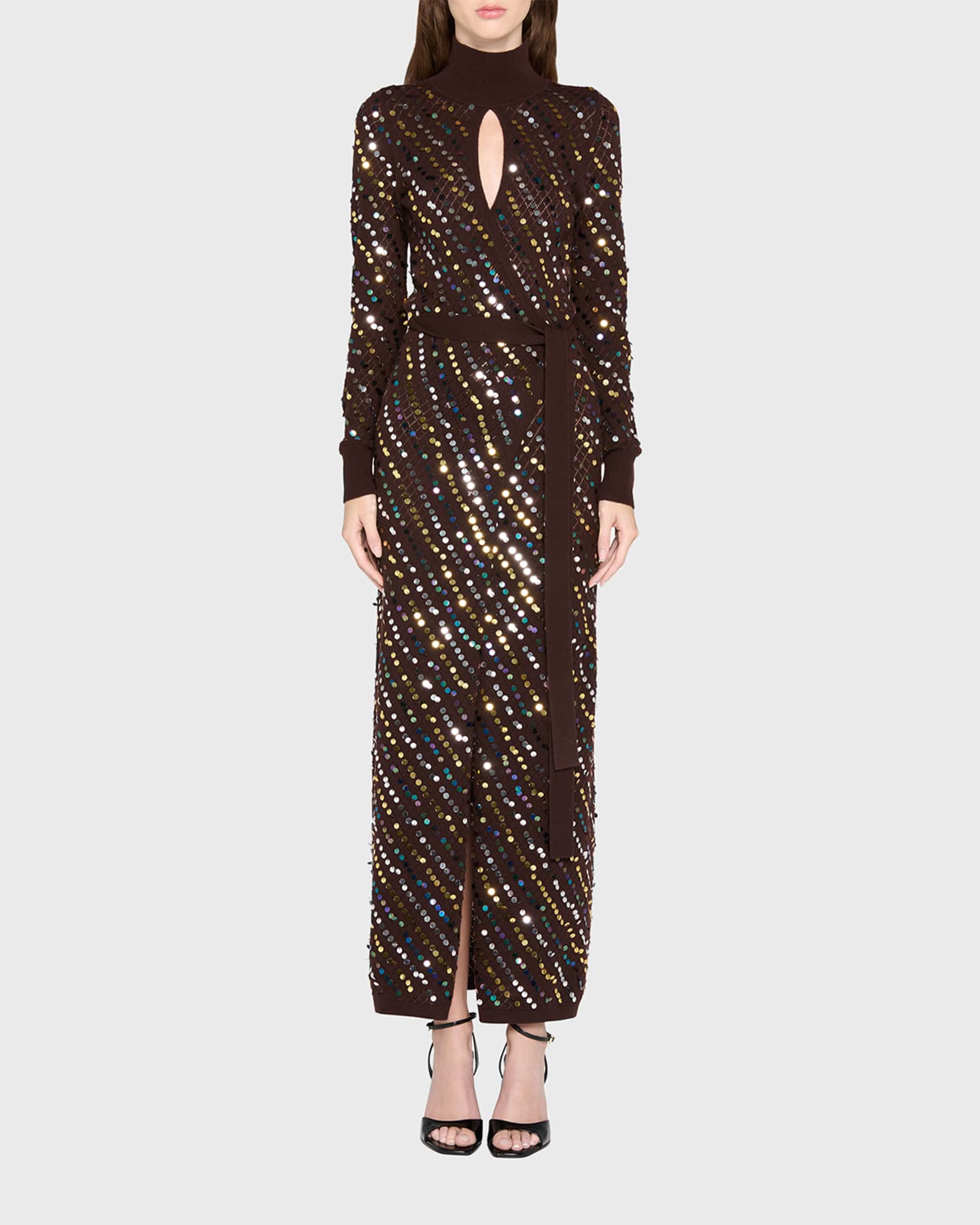 Diane von Furstenberg x Henry Zankov Murray Sequin Pointelle Knit