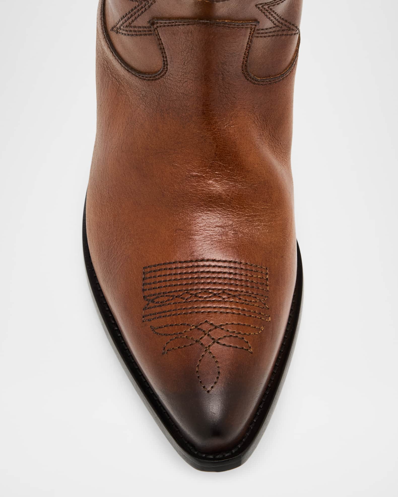 Golden Goose Men's Wish Star Low Leather Cowboy Boots | Neiman Marcus