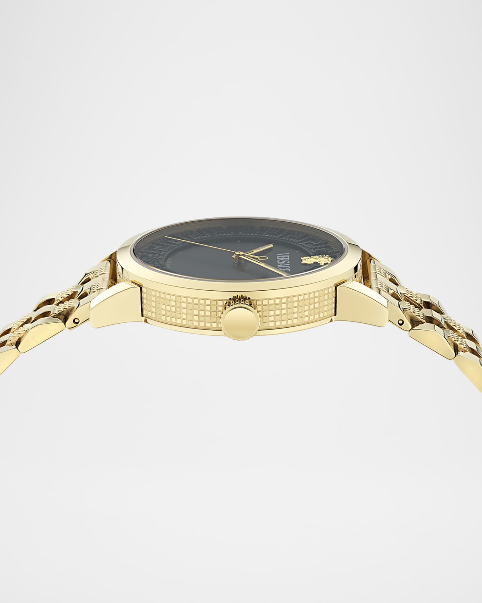 Versace Men's Albireo 40mm IP Yellow Gold Bracelet Watch | Neiman
