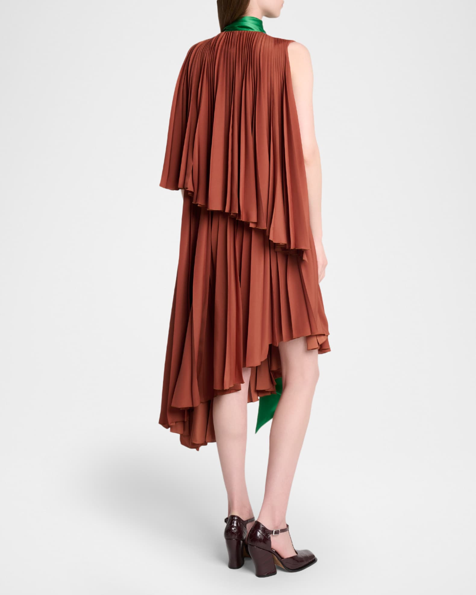 loewe asymmetric dress Butterick Pattern B6374 Misses' Swan-Neck or Shawl Collar Dresses with  Asymmetrical Gathers 6374 main image 1