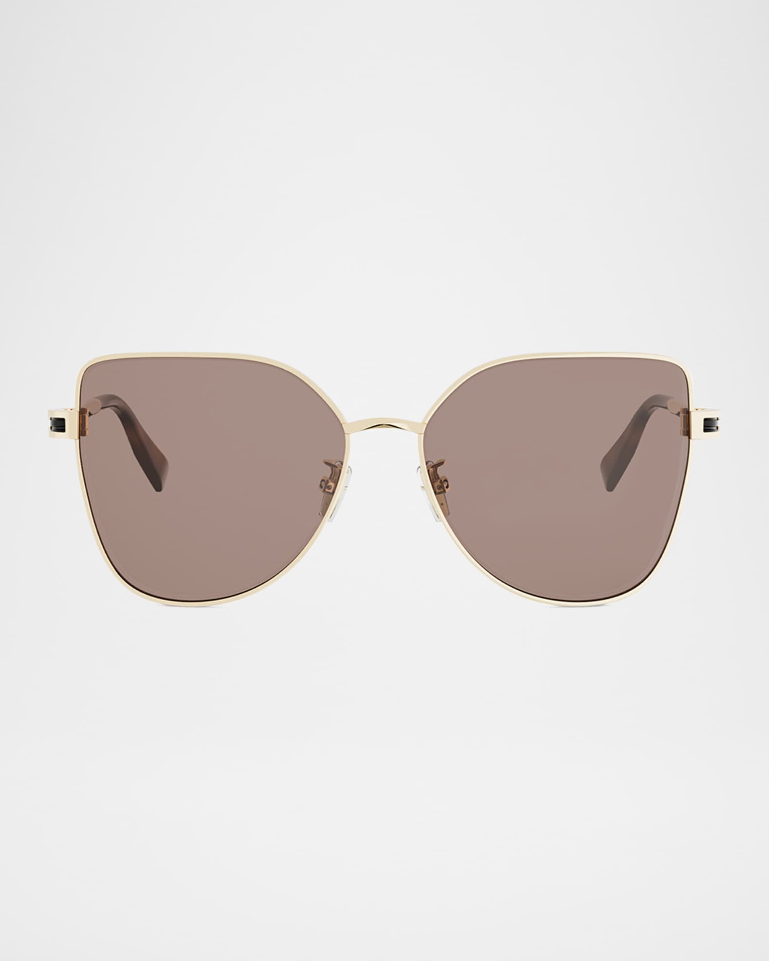 【新品未使用箱あり‼️】 BVLGARI ベージュ フレーム サングラス BVLGARI B.zero1 57mm Square Sunglasses | Neiman Marcus