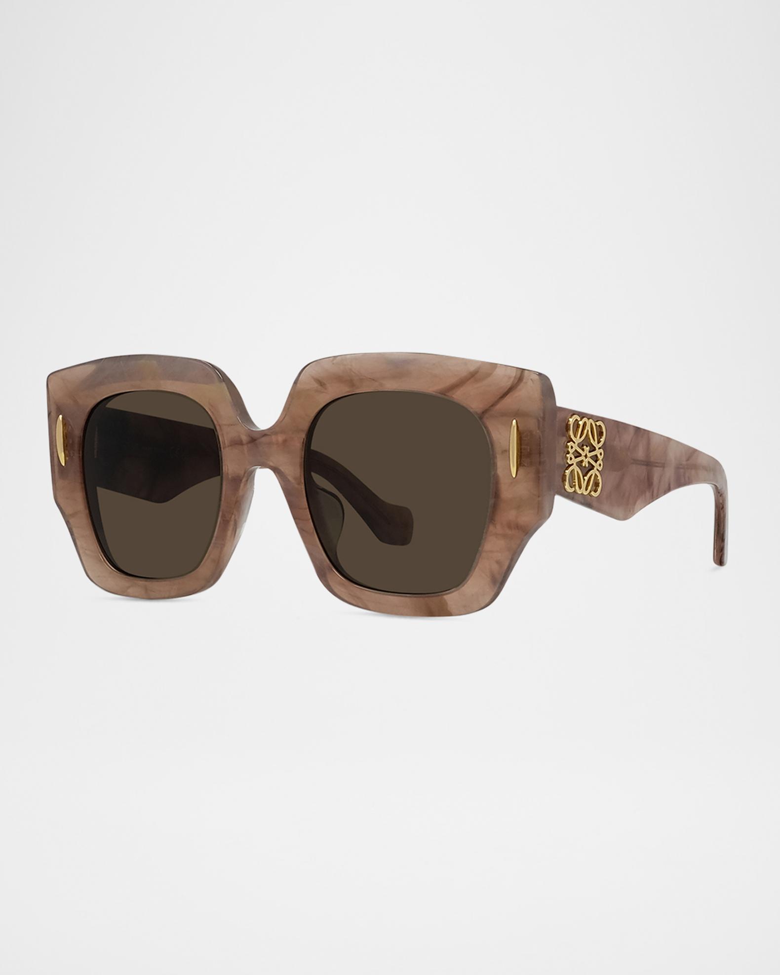 Loewe Anagram 50mm Square Screen Sunglasses | Neiman Marcus