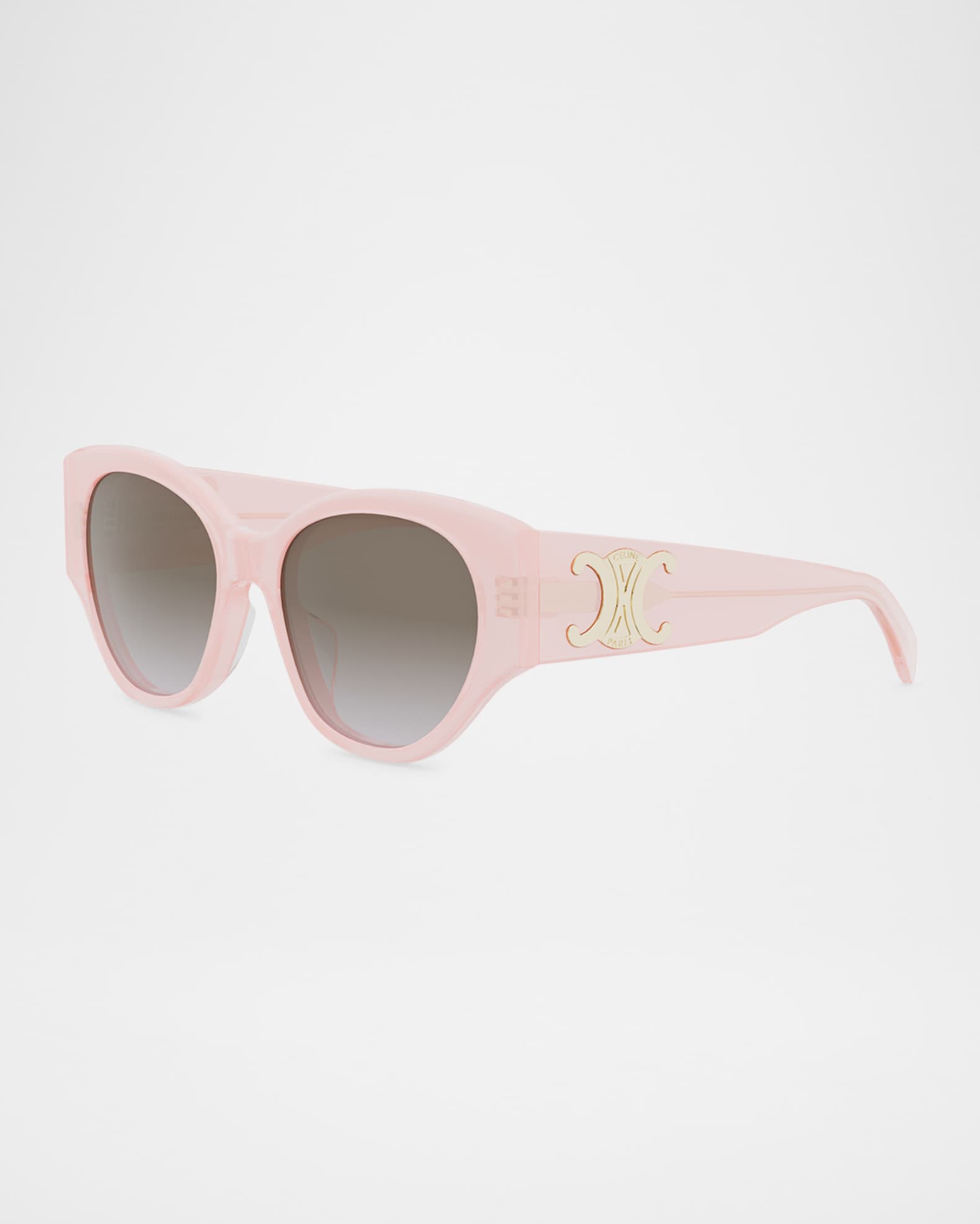 Celine Maxi Triomphe 55mm Butterfly Sunglasses | Neiman Marcus