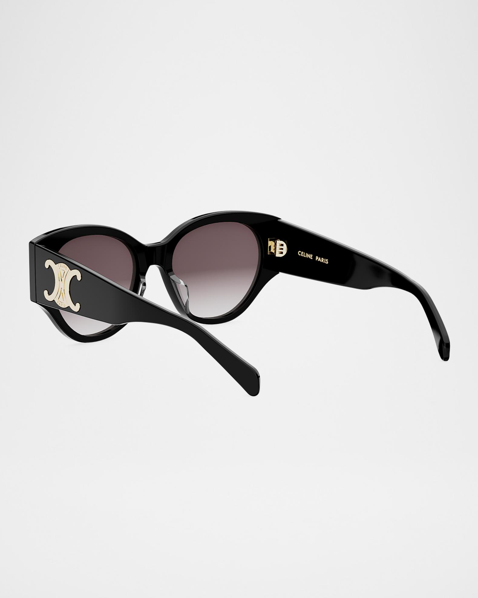 Celine Maxi Triomphe 55mm Butterfly Sunglasses | Neiman Marcus
