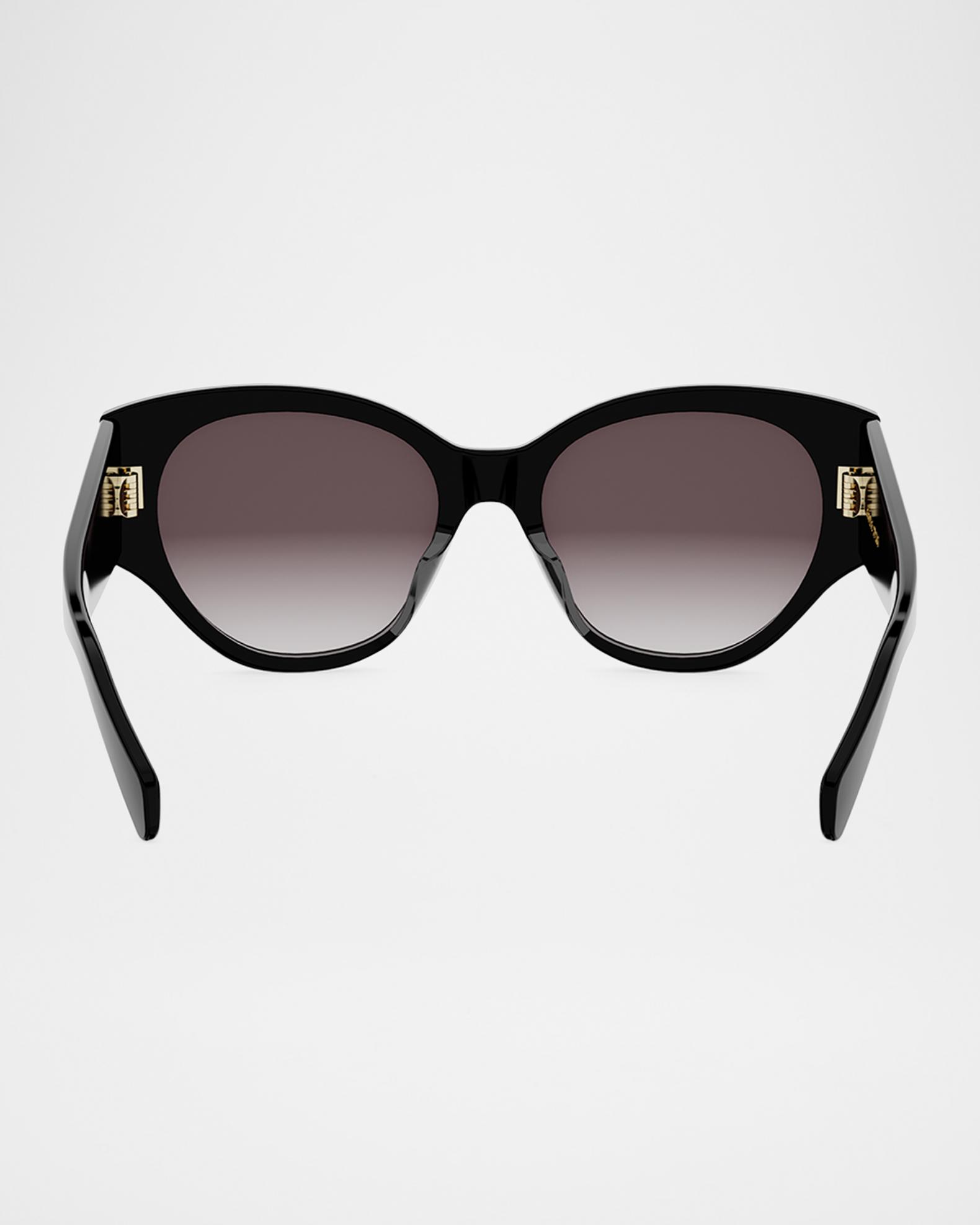 Celine Maxi Triomphe 55mm Butterfly Sunglasses | Neiman Marcus display picture 1