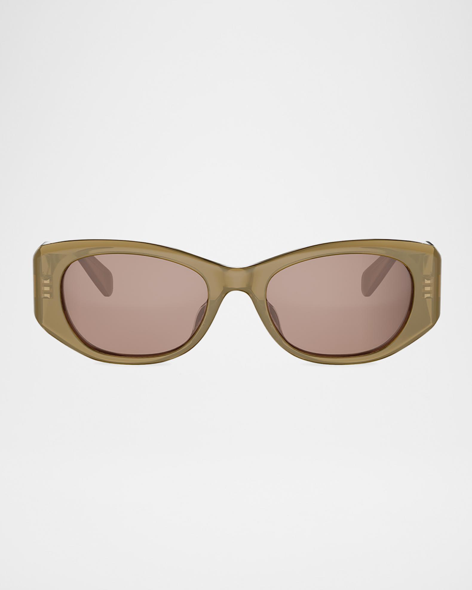Celine 3 Dots Oval Sunglasses | Neiman Marcus