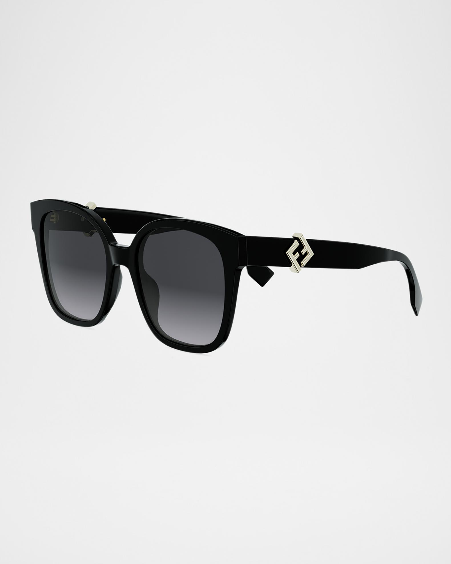 Fendi FF Diamonds 55mm Square Sunglasses | Neiman Marcus