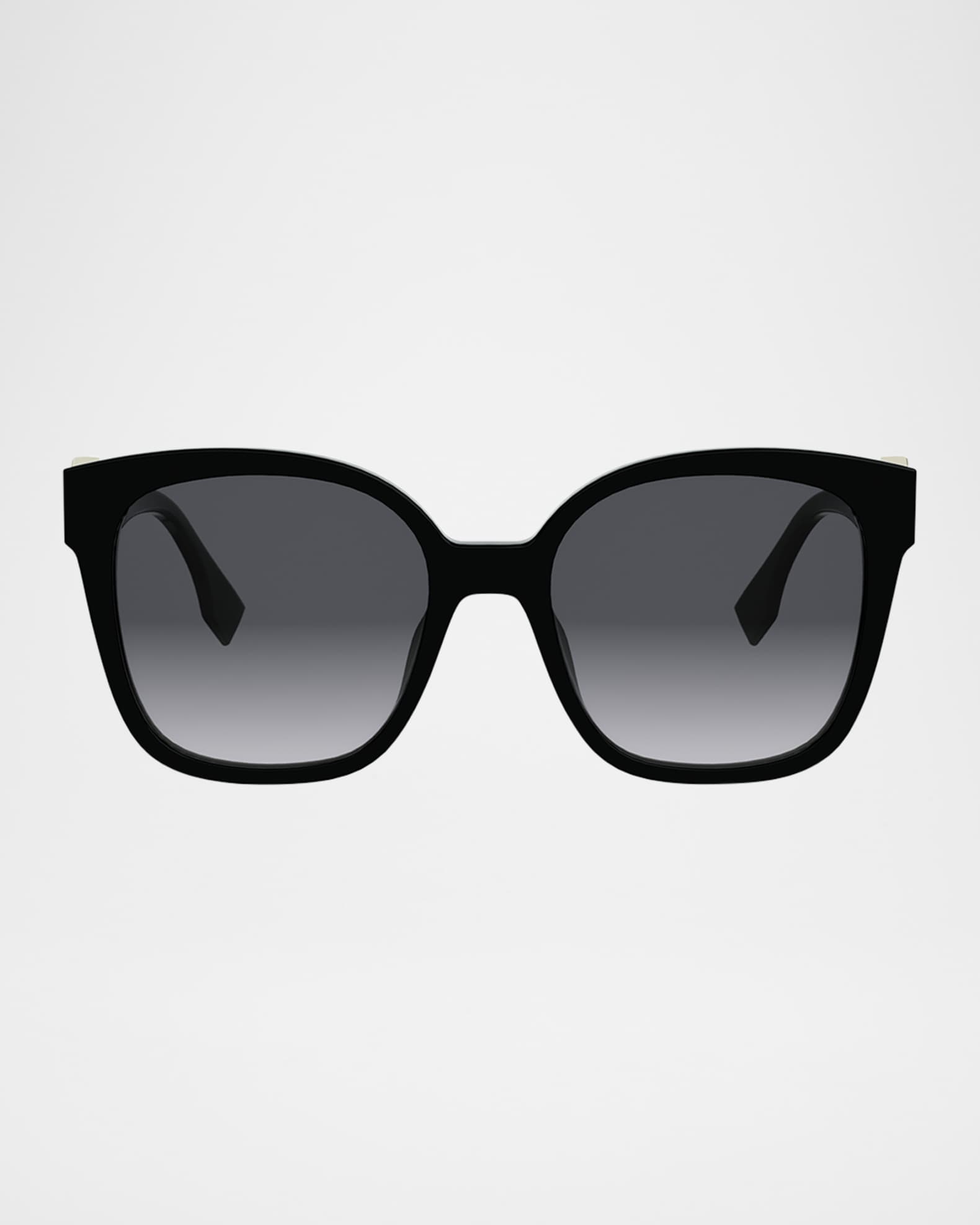 Fendi FF Diamonds 55mm Square Sunglasses | Neiman Marcus