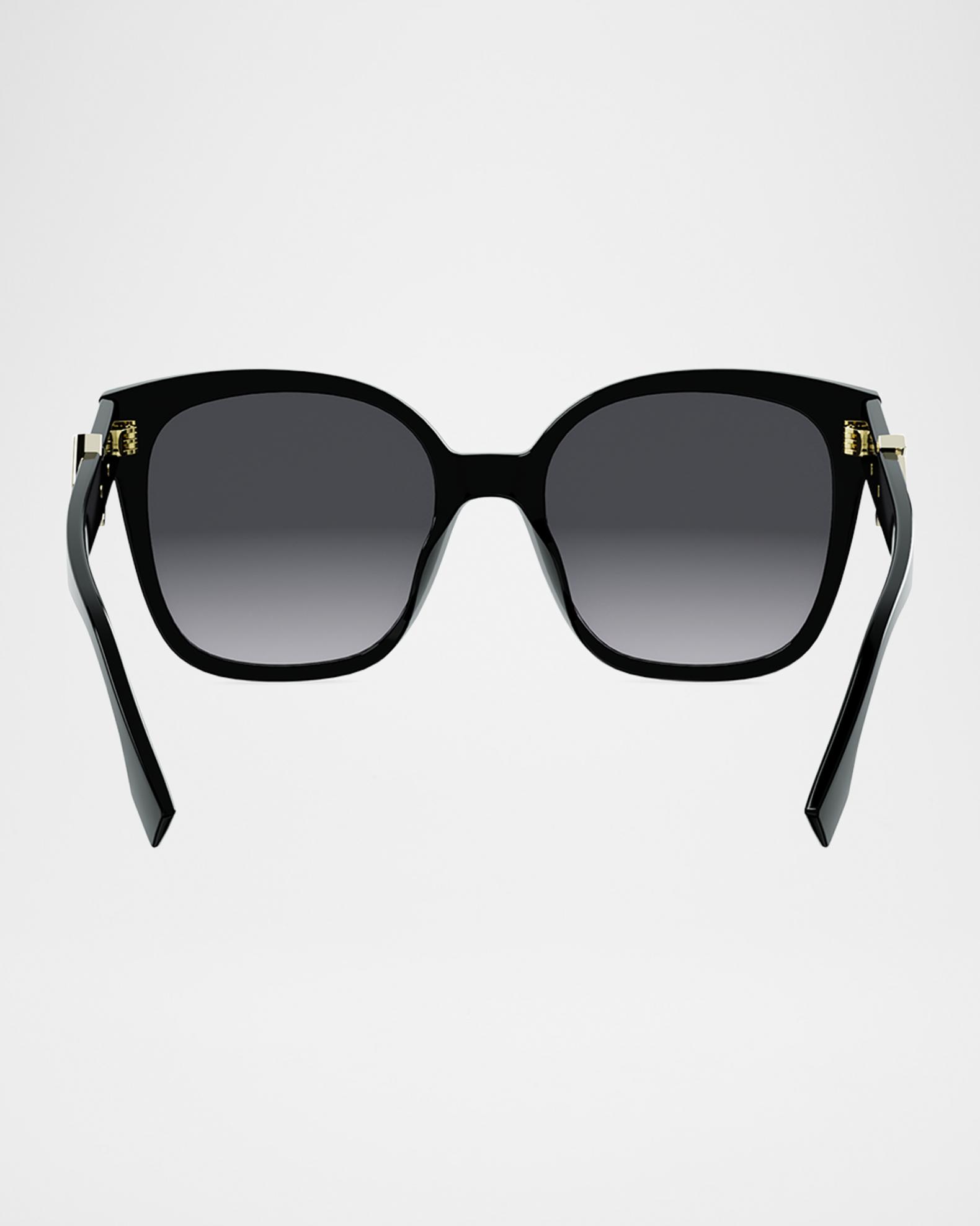 Fendi FF Diamonds 55mm Square Sunglasses | Neiman Marcus