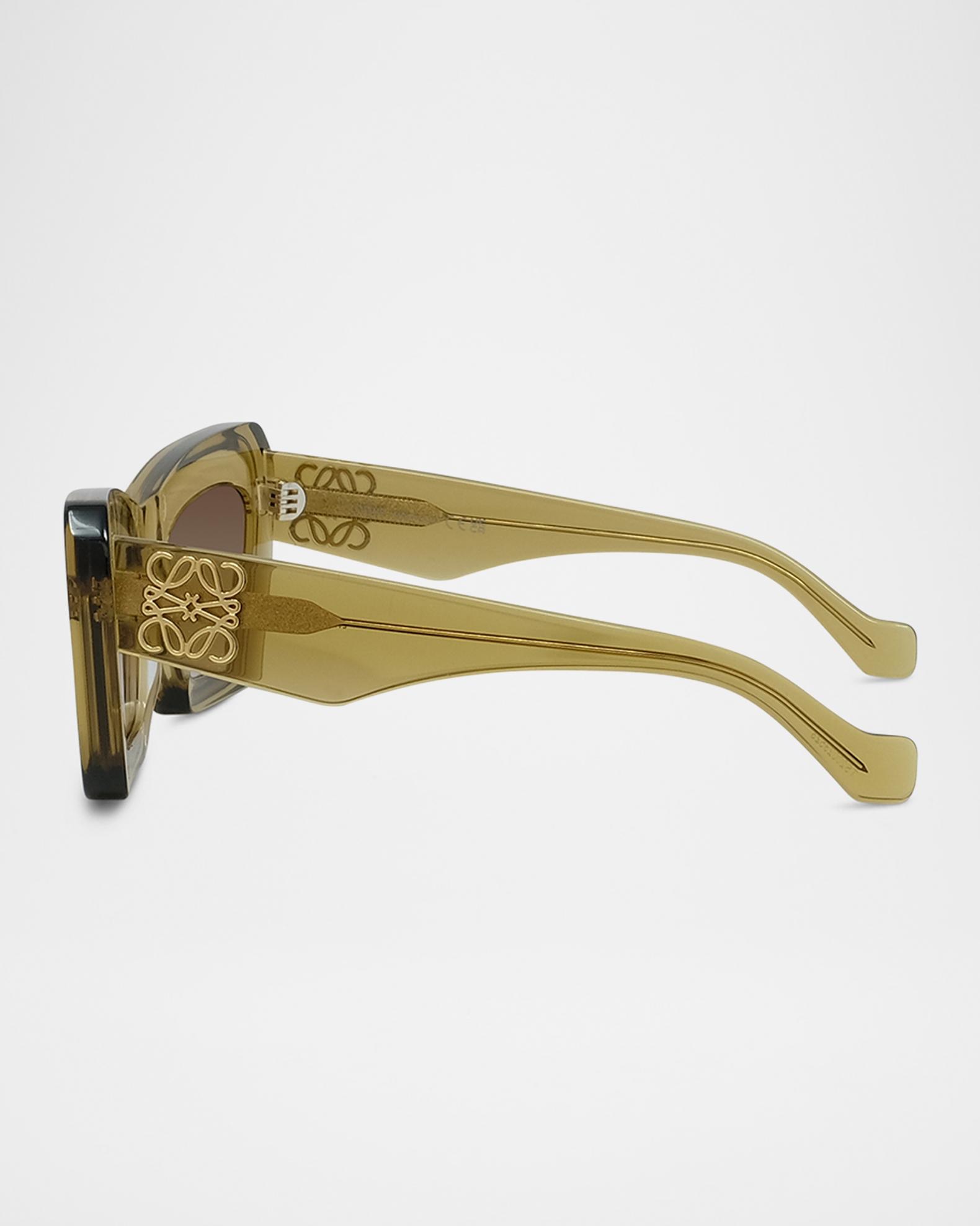 LOEWE Anagram 52mm Butterfly Sunglasses | Neiman Marcus