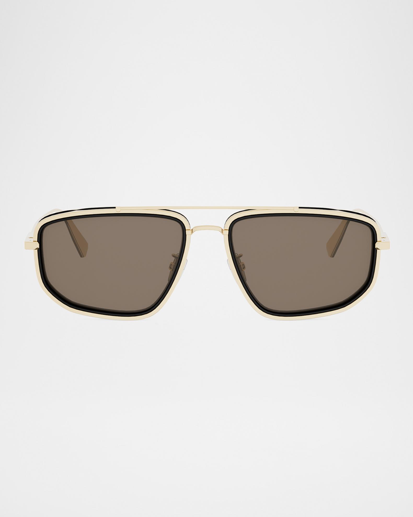 美品‼︎ ◆BVLGARI◆ サングラス/茶×金/ B-zero1/ブルガリ BVLGARI B.Zero1 Sunglasses | Neiman Marcus