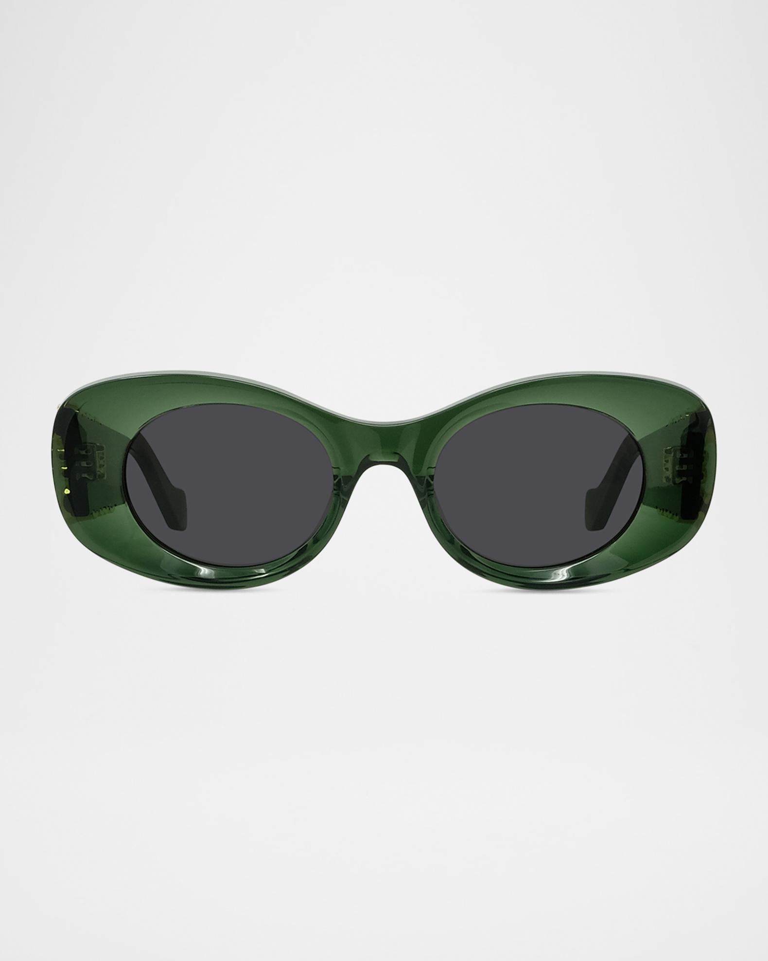 Loewe Anagram 49mm Oval Sunglasses | Neiman Marcus display picture 3
