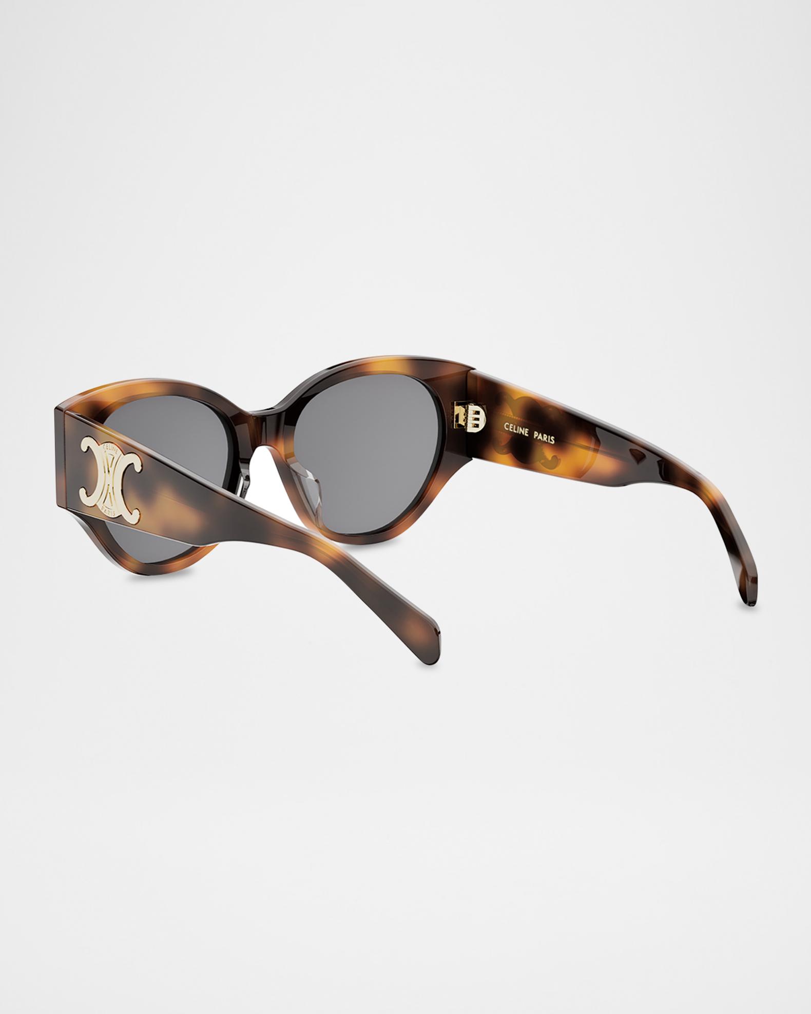 CELINE Triomphe 55MM Butterfly BLACK Sunglasses Gold logo Celine Maxi Triomphe 55mm Butterfly Sunglasses | Neiman Marcus main image 2