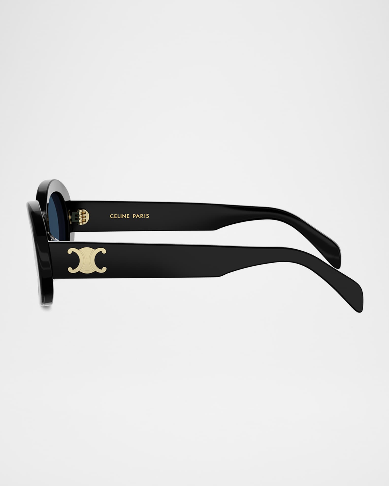 Celine Triomphe 52mm Oval Sunglasses | Neiman Marcus