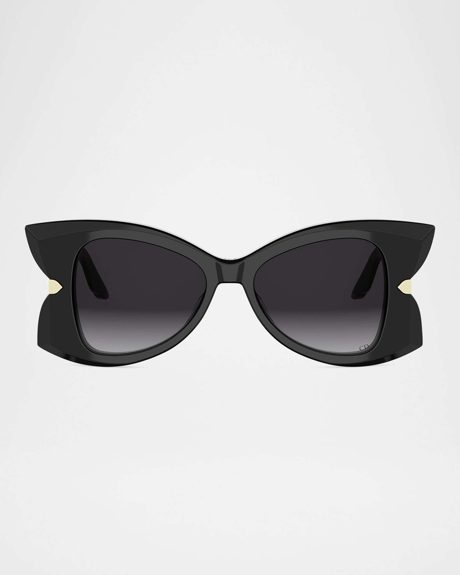 Dior Black and Gold Cat-Eye Sunglasses Dior MissDior cat-eye acetate and gold-tone sunglasses  main image 2