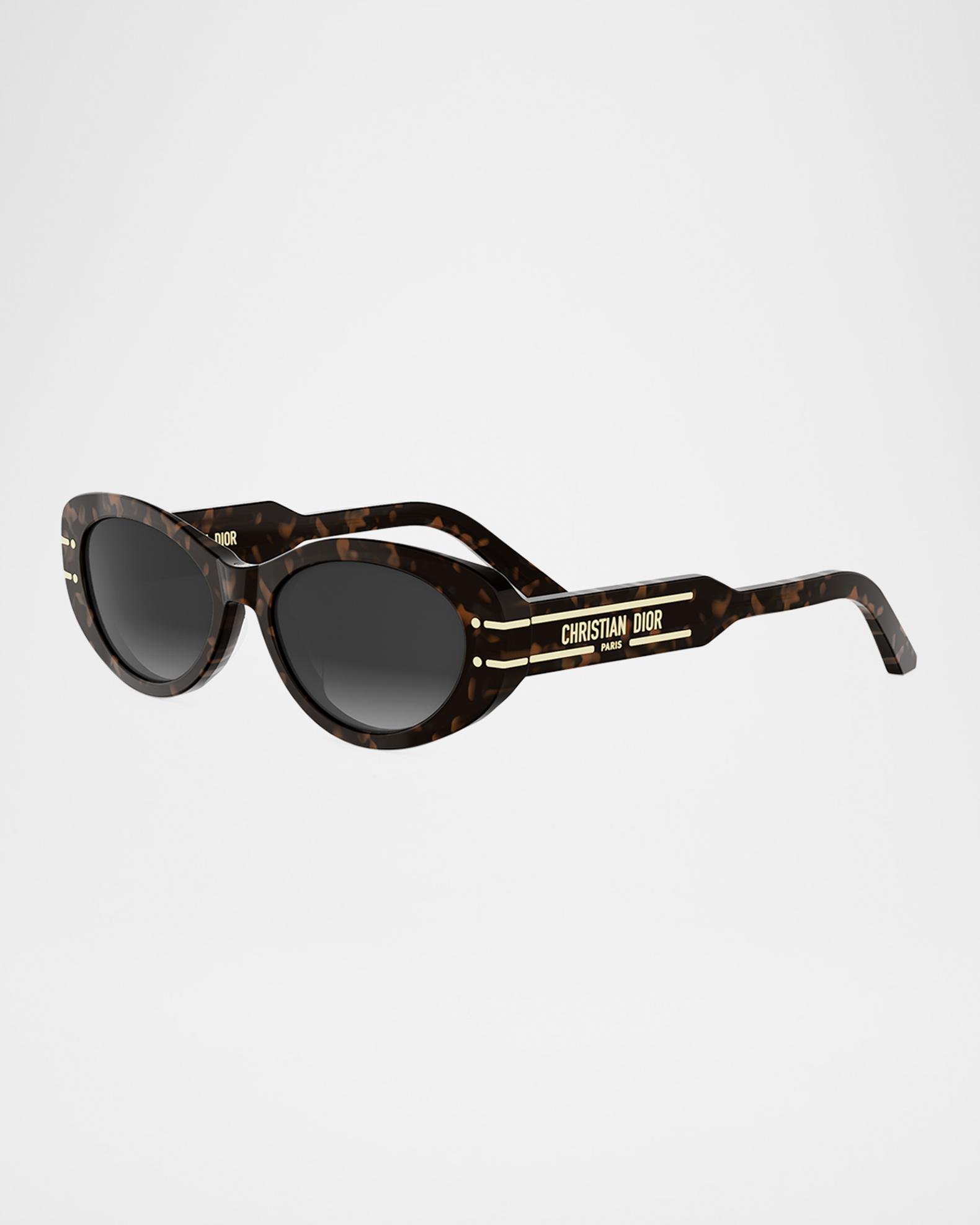 Vintage Christian Dior Oval Sunglasses - 3038 Women Accessories Dior DiorSignature B8U Acetate Oval Sunglasses | Neiman Marcus main image 4