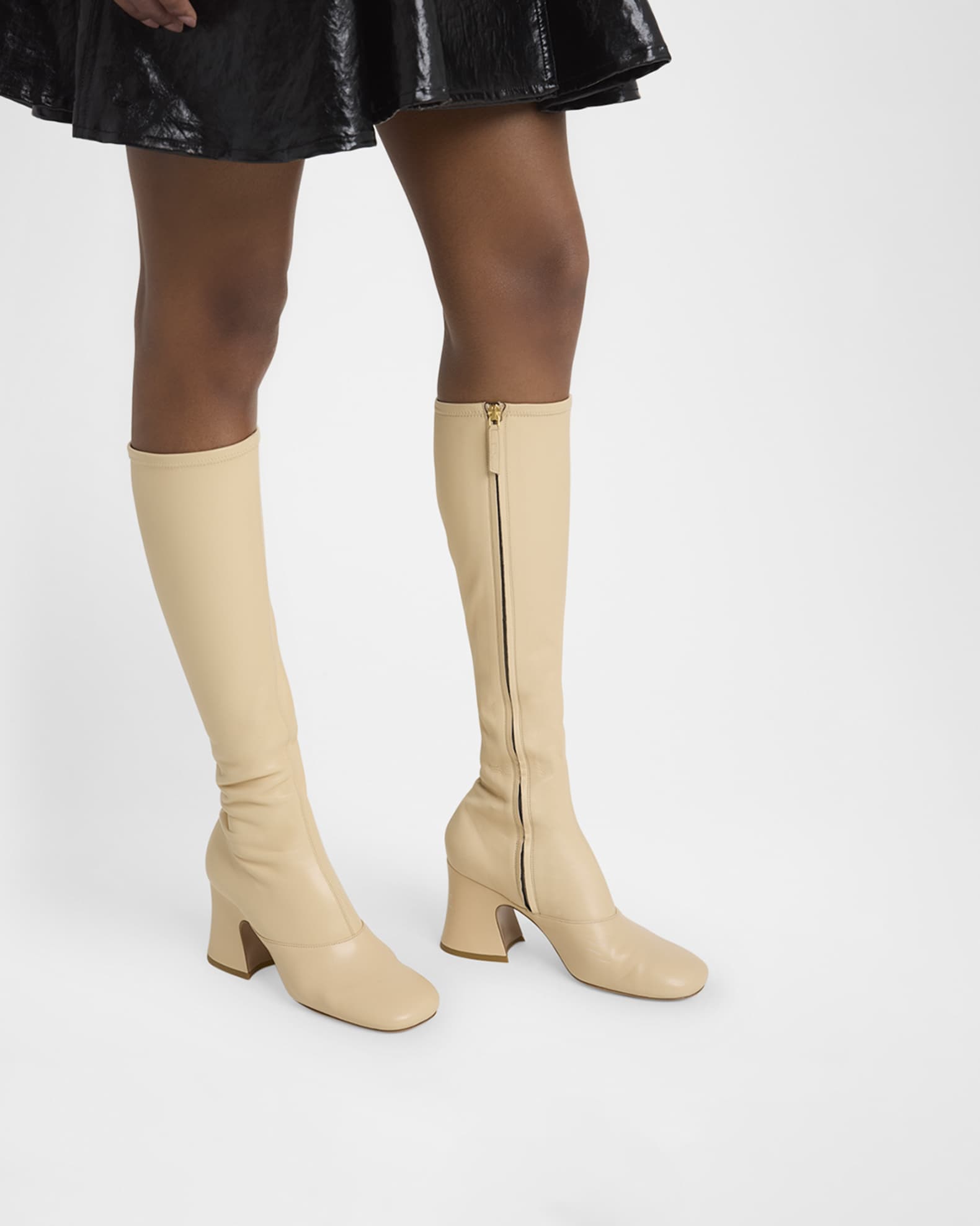 Chloe Janis Leather Knee-High Boots | Neiman Marcus