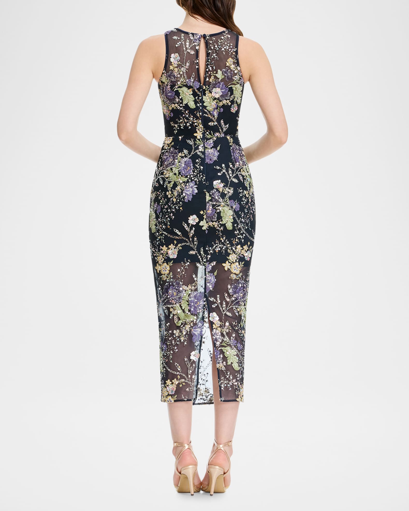 open lace back dress Rent Dress The Population Helena Dress main image 0