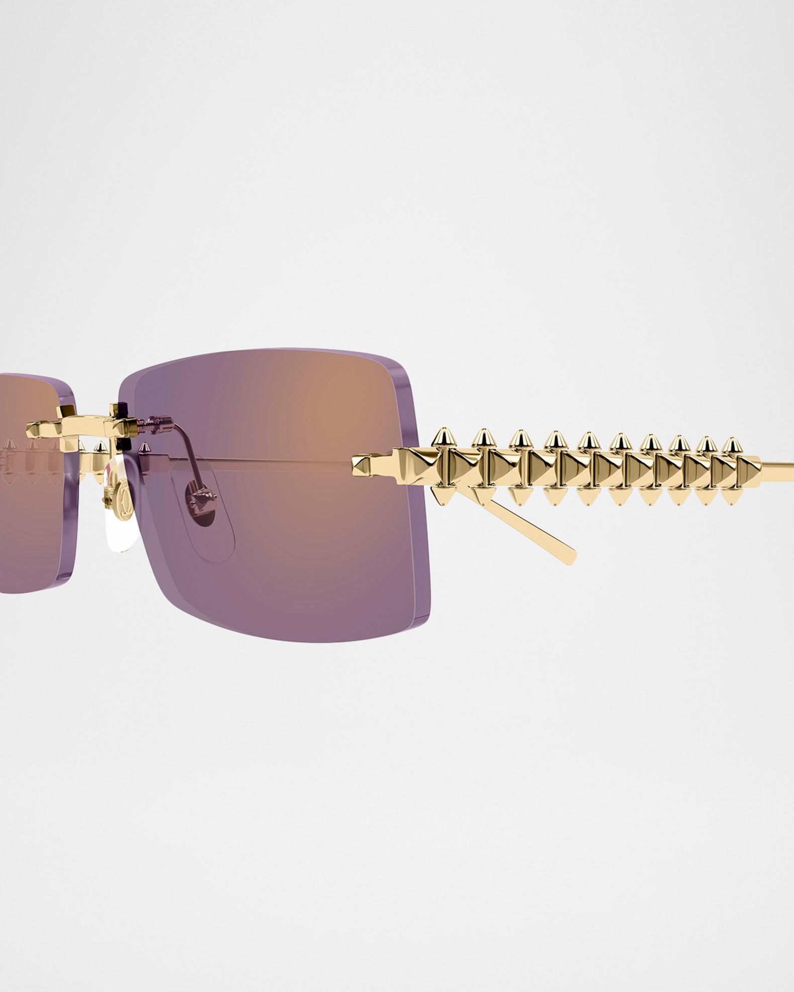 Cartier Clash de Cartier 57mm Rectangular Sunglasses  display picture 1
