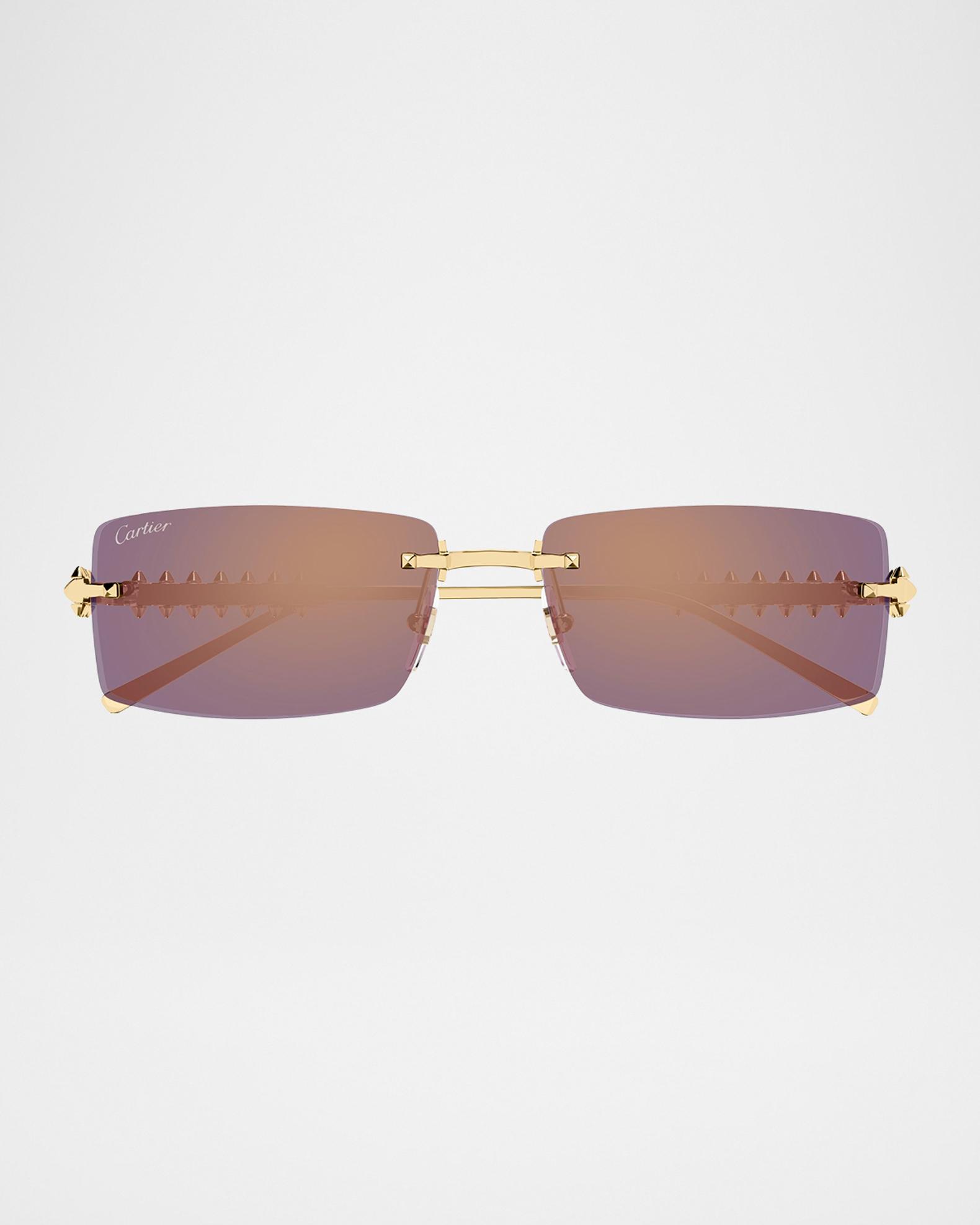 Cartier Clash de Cartier 57mm Rectangular Sunglasses | Neiman Marcus
