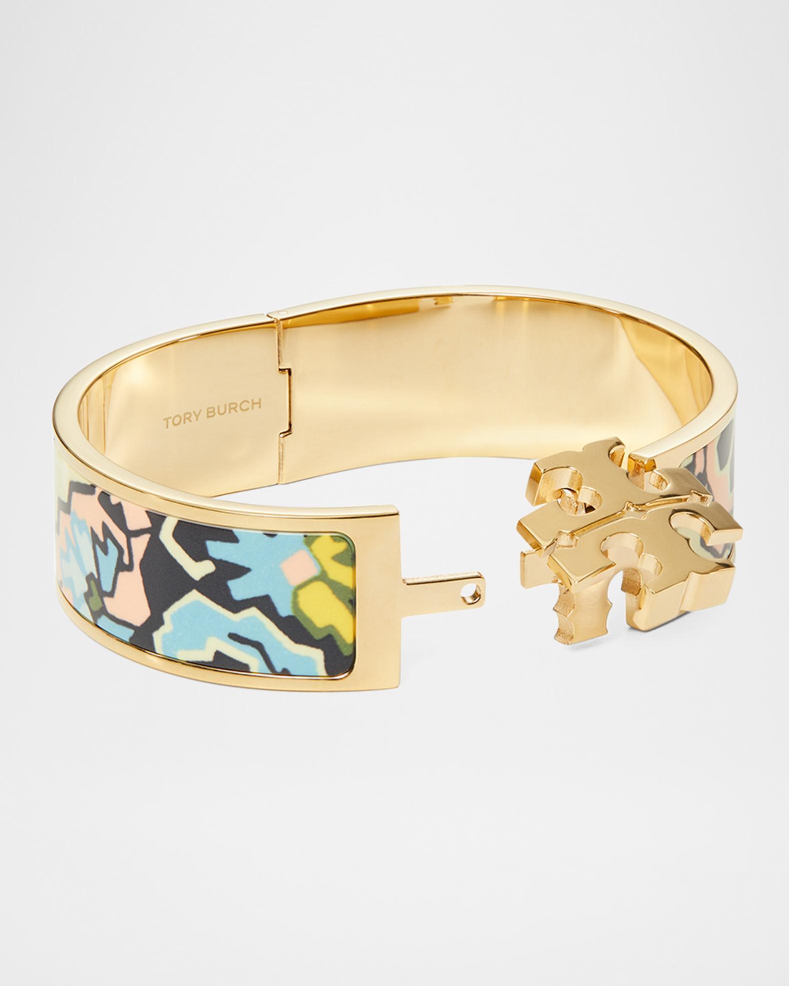 J*I様 TORY BURCH バングル ブレスレット Tory Burch Wide Icon Enamel Bracelet | Neiman Marcus