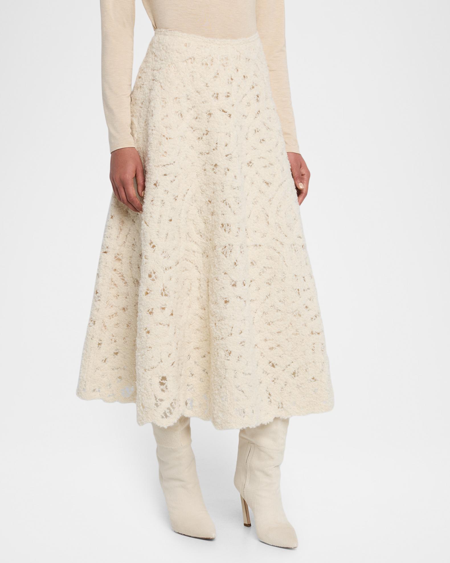 Lafayette 148 New York x The Morning Show Boucle Embroidered Knit