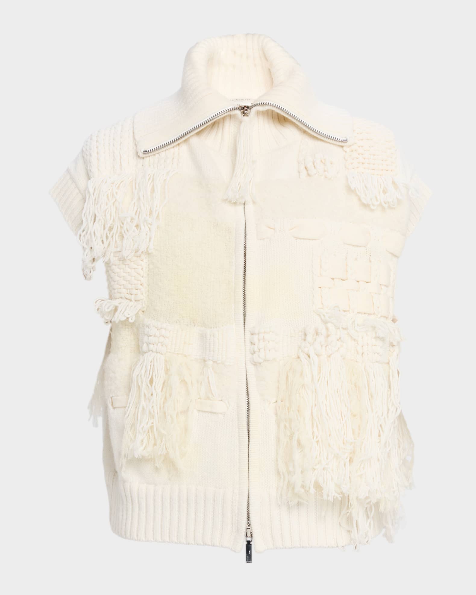 トップス eaphi FRINGE KNIT VEST Eaphi FRINGE KNIT VEST - メルカリ