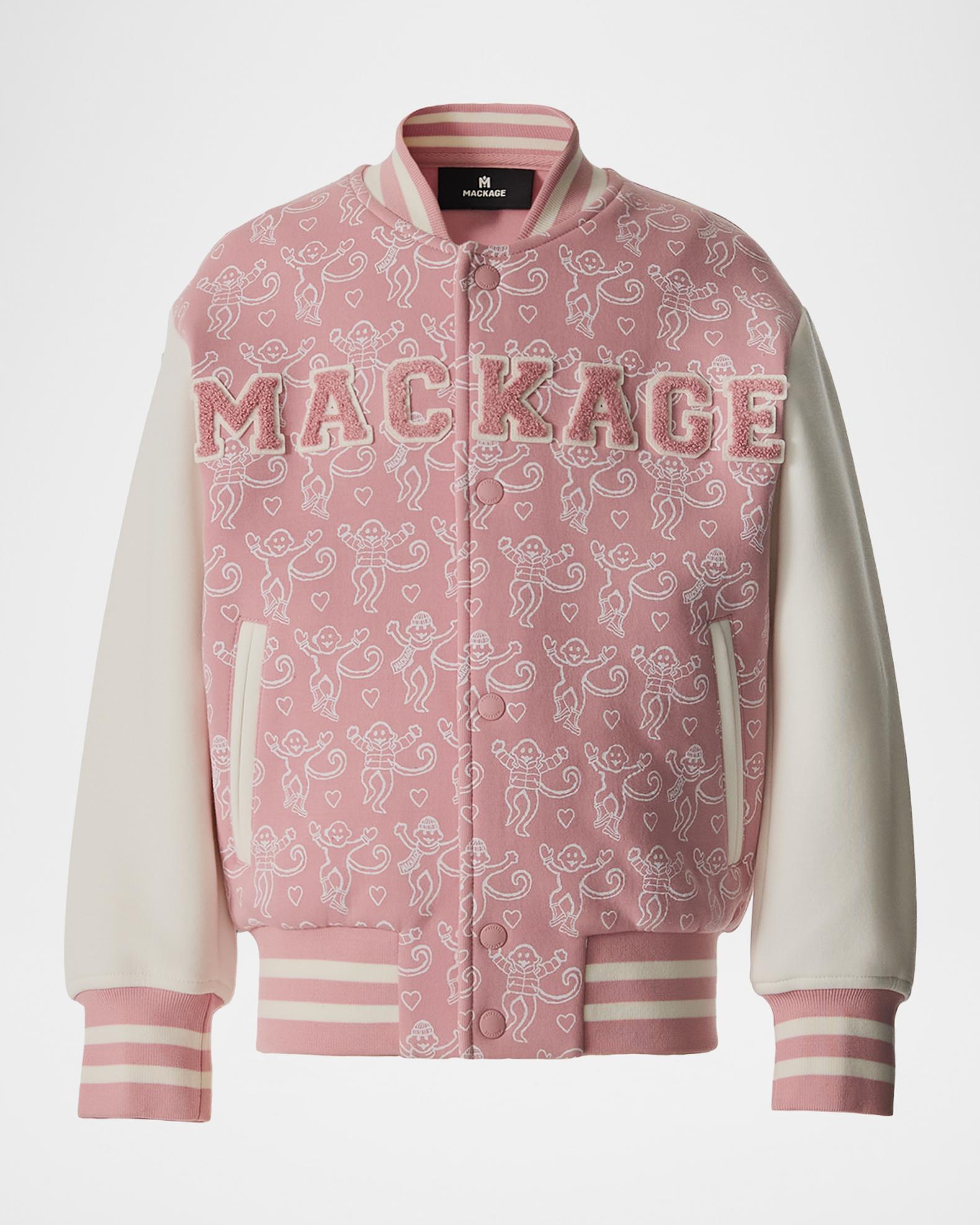 Mackage x Roller Rabbit Kid's NELS Varsity Bomber Jacket, Size 2-6 ...