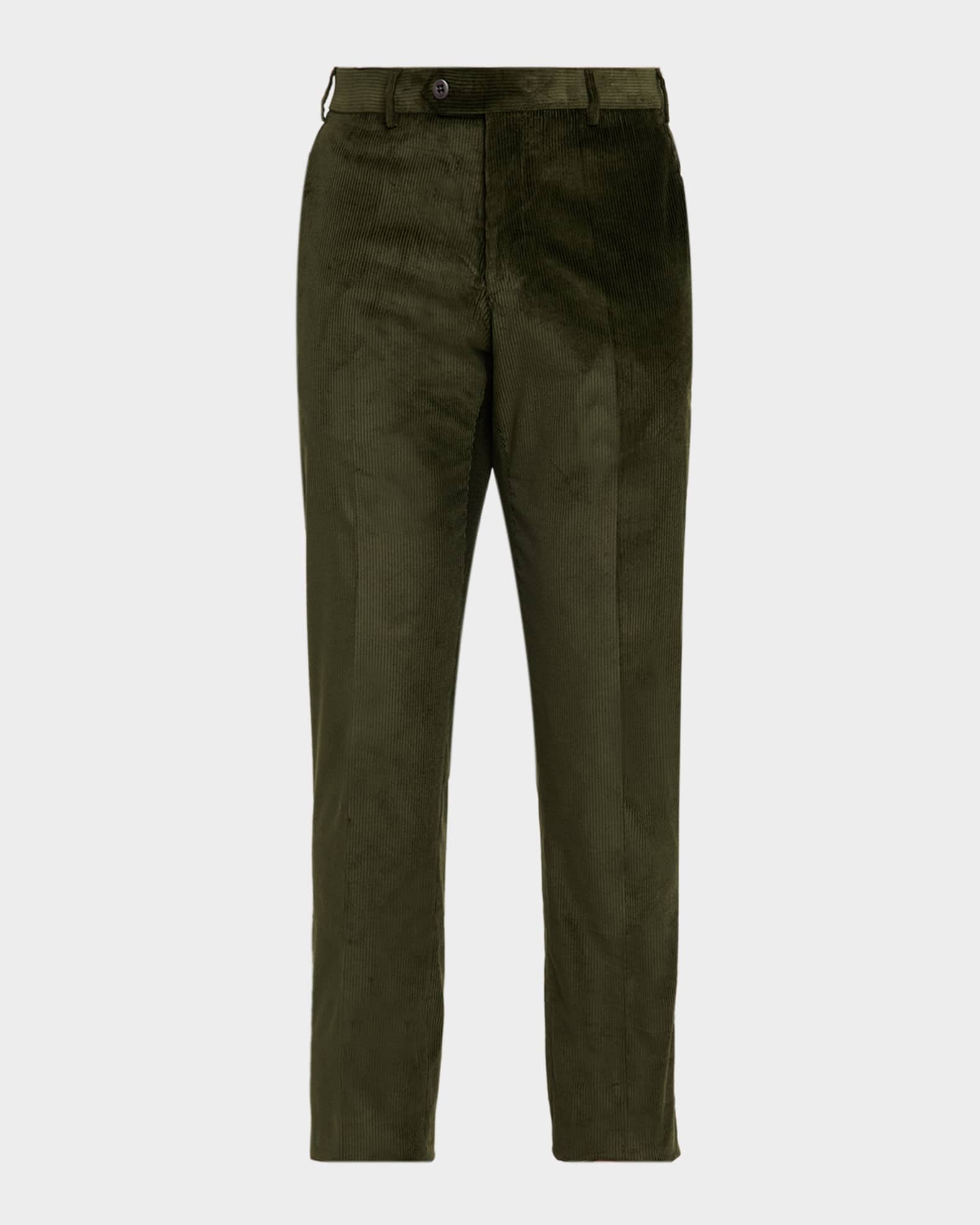 Zanella Men's Parker Stretch Corduroy Trousers | Neiman Marcus