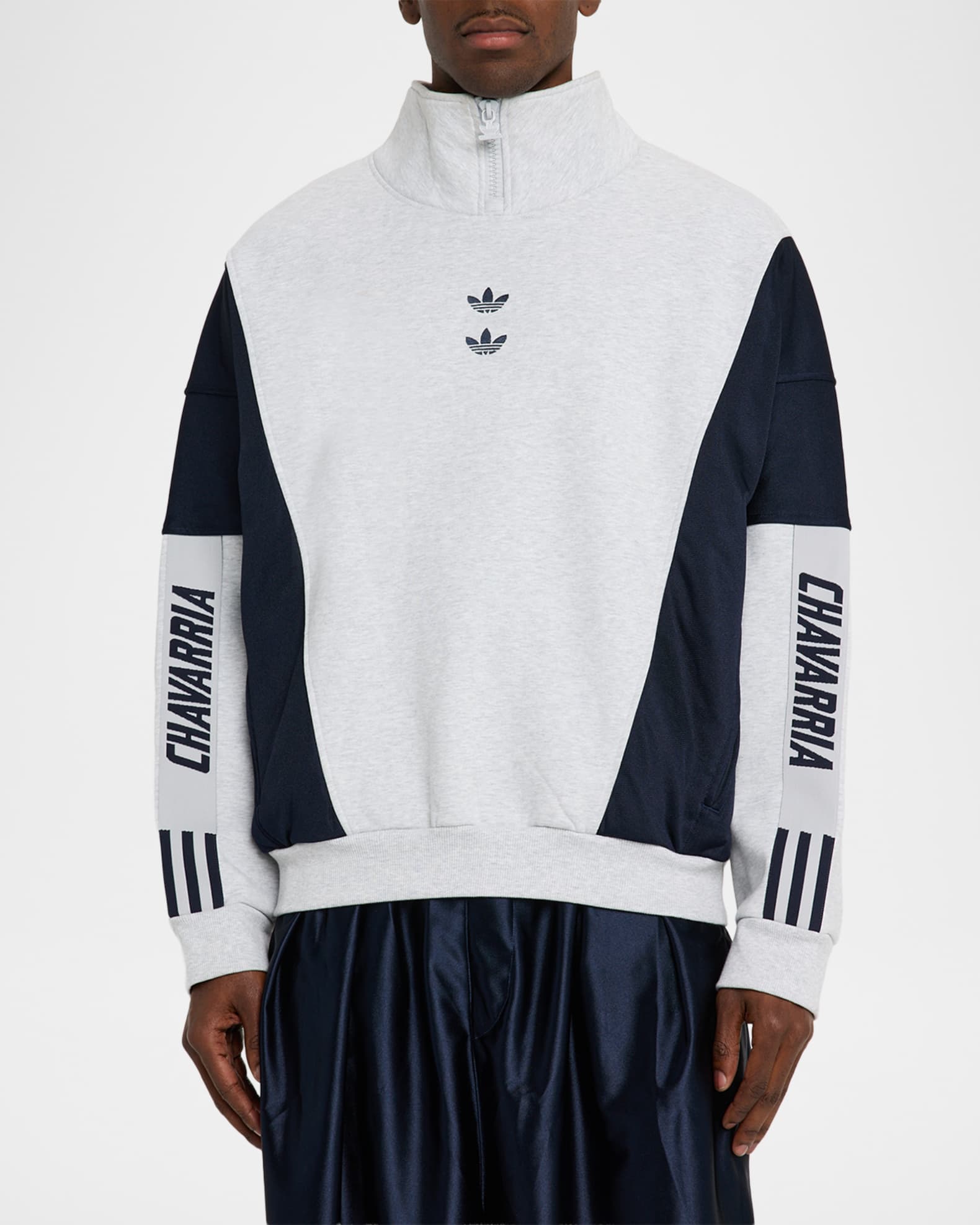 the x adidas WILLY CHAVARRIA ブルゾン Adidas x Willy Chavarria Men's Terry Watsonville Mock Neck Sweater