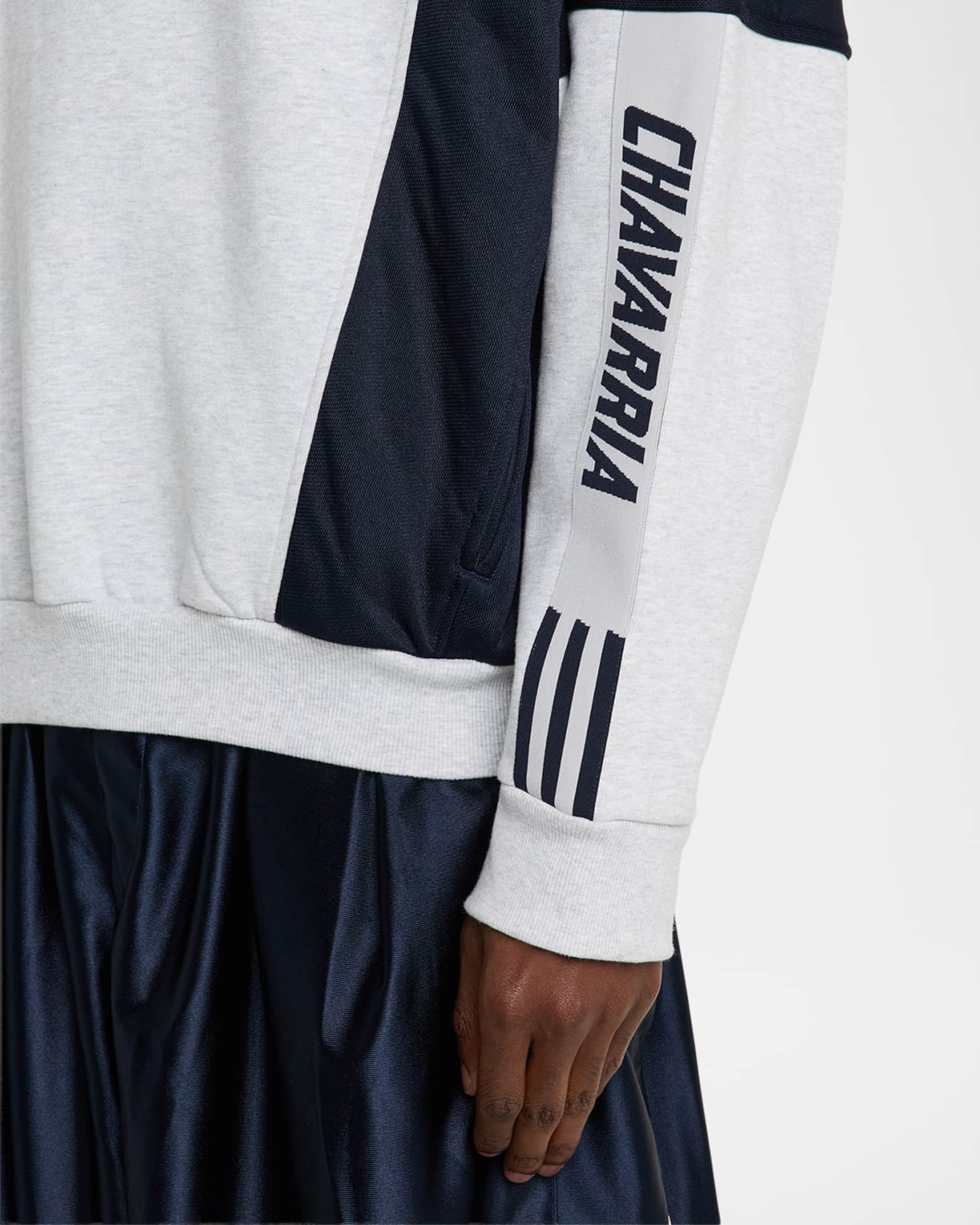Adidas x Willy Chavarria Men's Terry Watsonville Mock Neck Sweater