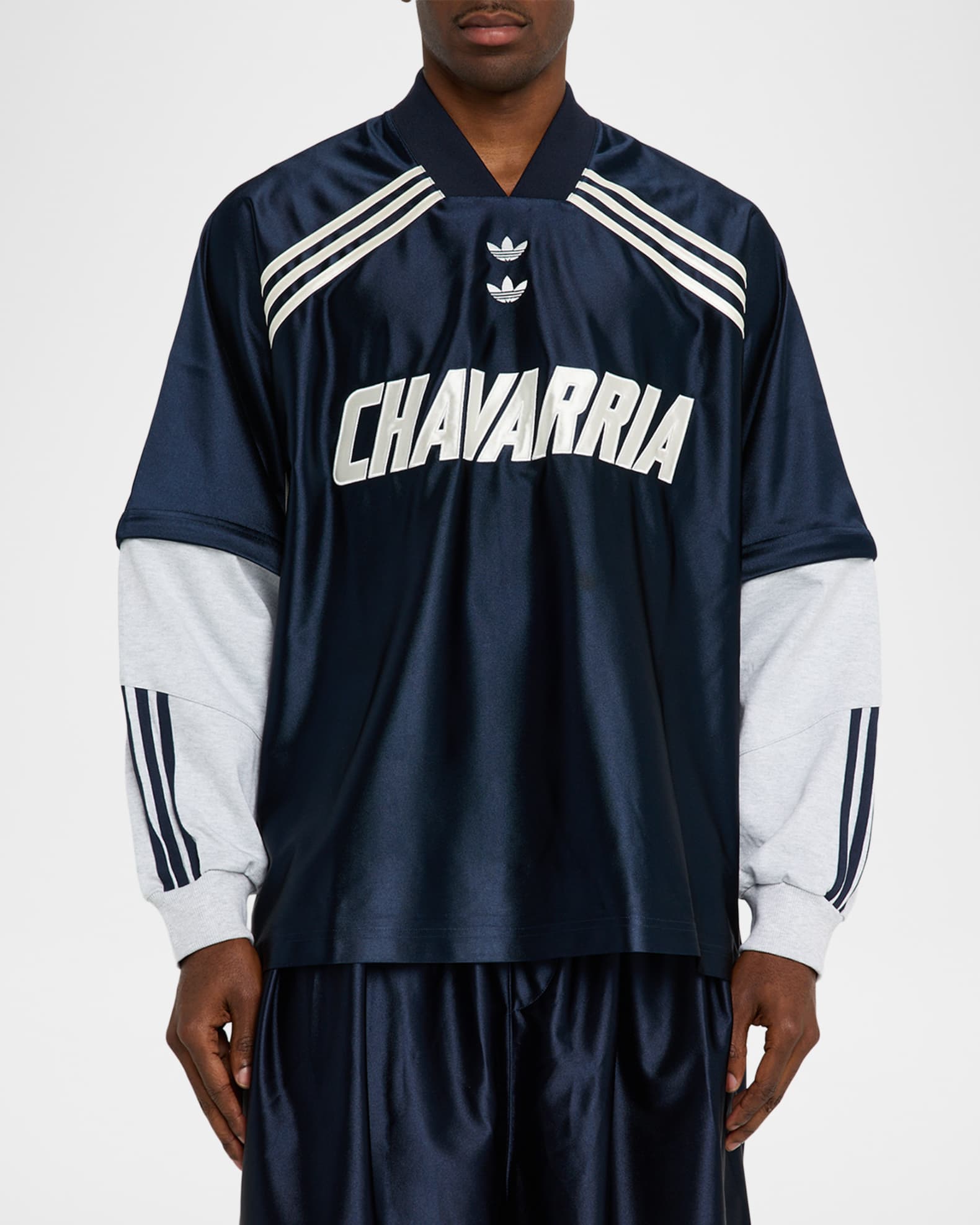 ト*ロ様 adidas×WILLYCHAVARRIA (JPサイズM) Adidas x Willy Chavarria Men's Dazzle Jersey | Neiman Marcus