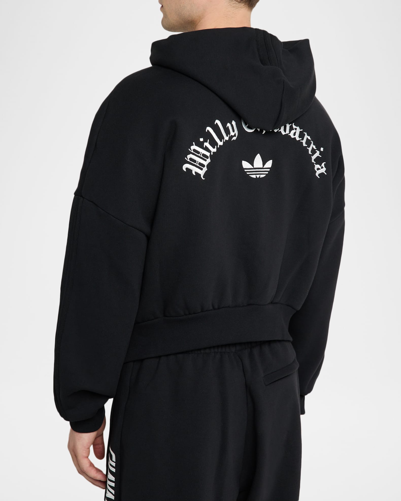 Adidas x Willy Chavarria Men's Heavyweight Full-Zip Hoodie