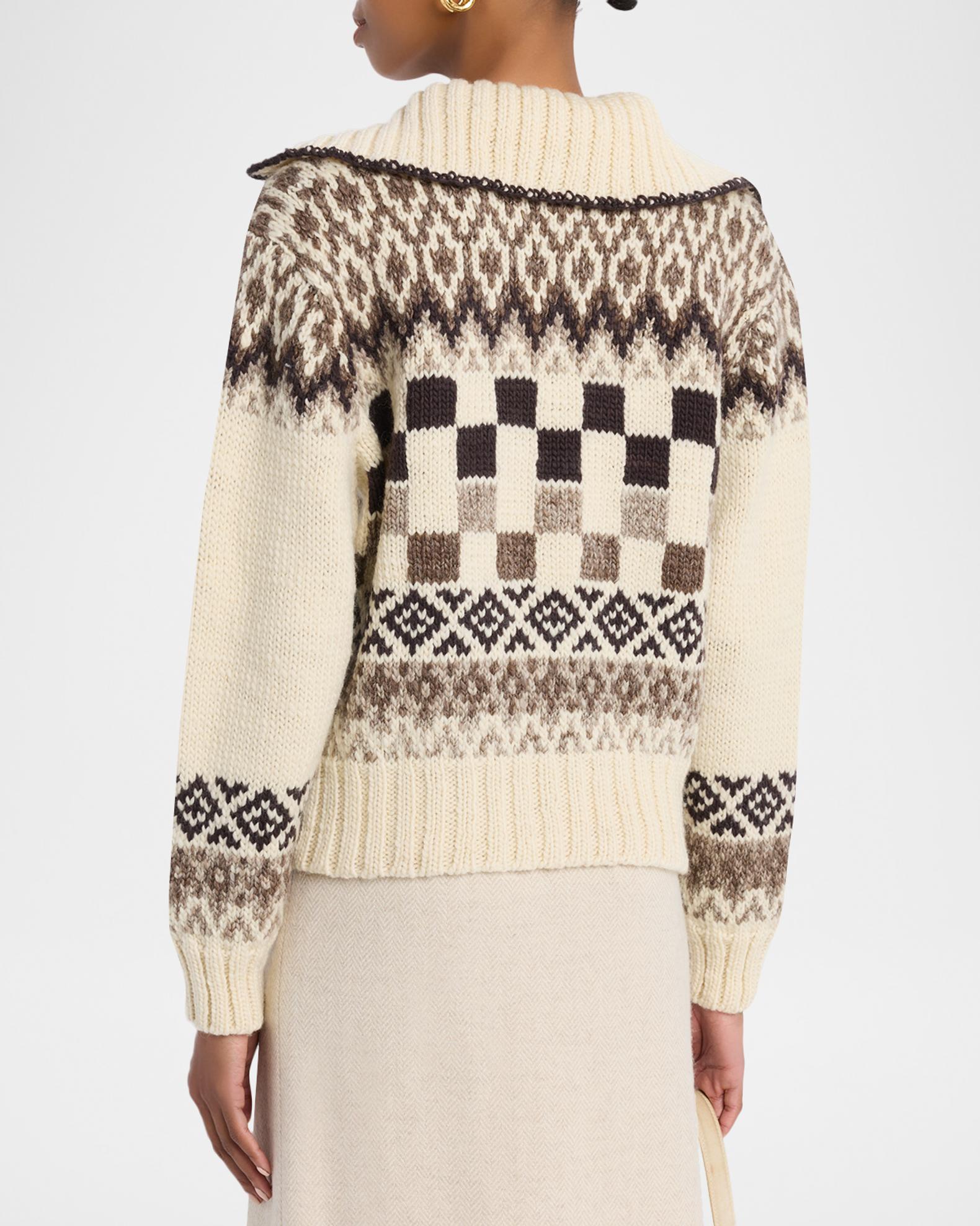 Polo Ralph Lauren x Manos del Uruguay Jacquard-Knit Sweater