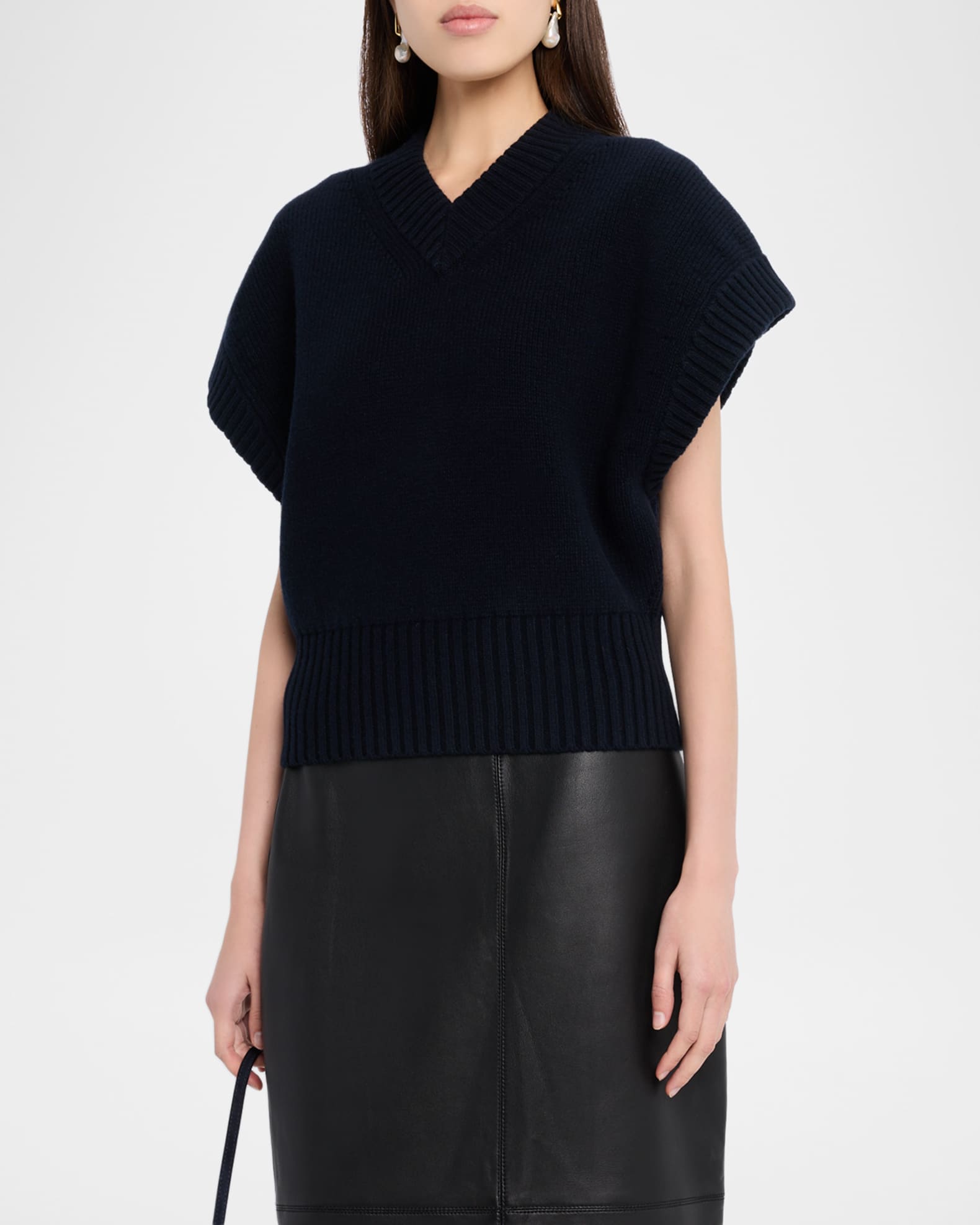 A.L.C. Samson Shrunken Wool Sweater | Neiman Marcus