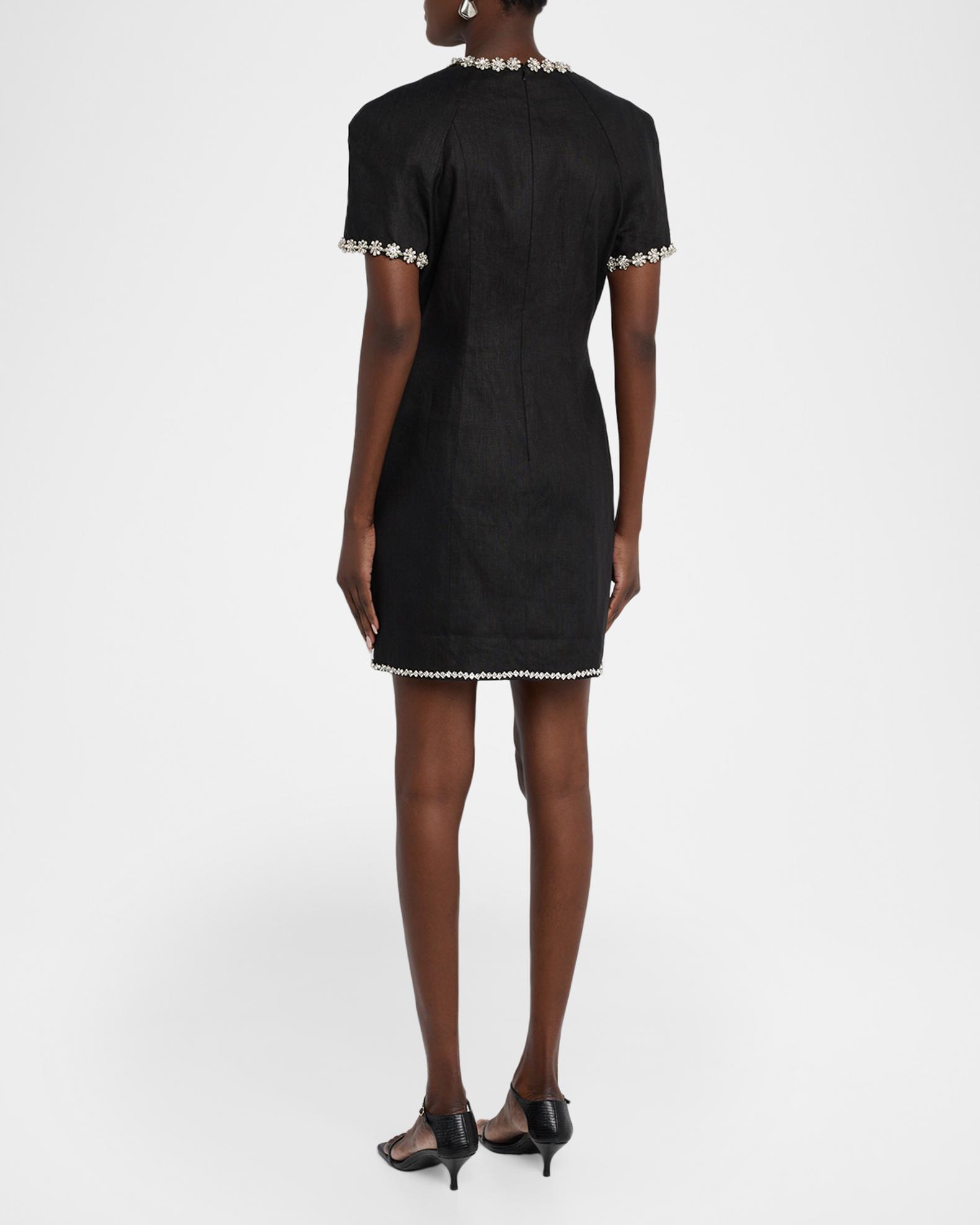 zimmermann black mini dress ZIMMERMANN Luna Ruffle Mini Dress | Black