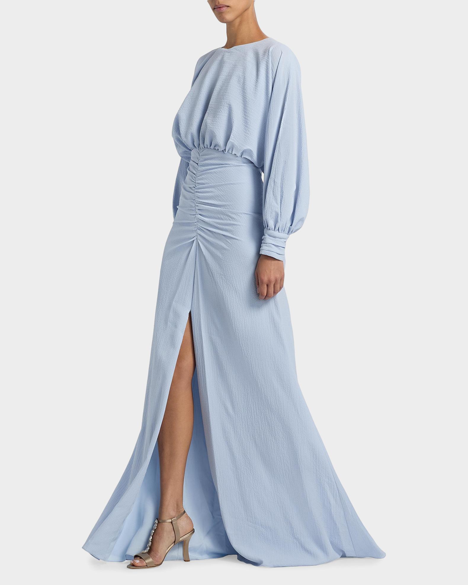 amsale blue dress Amsale Bridesmaid Dress Mira GB189S Truffle