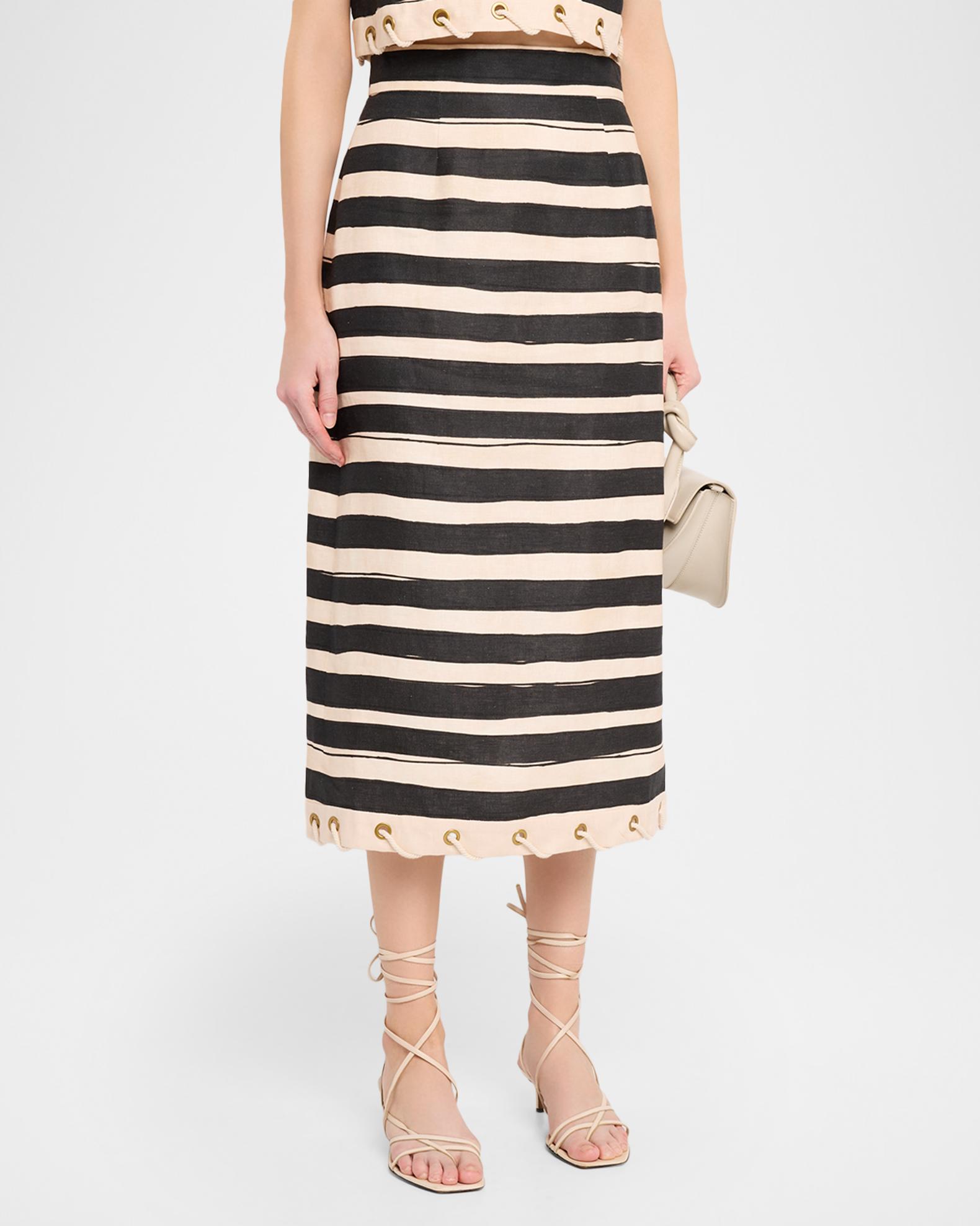 コズミックワンダー European Stripe Wrapped Skirt コズミックワンダー European Stripe Wrapped Skirt コズミック