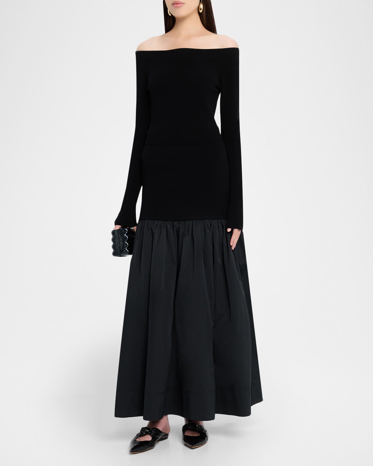 A.L.C. Cami Merino Combo Maxi Skirt | Neiman Marcus