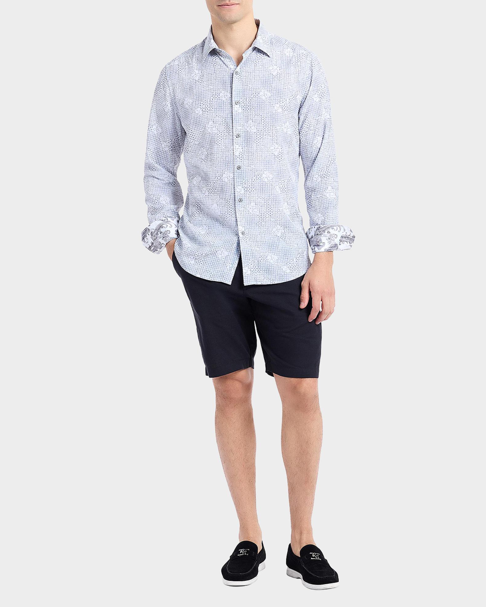 Robert Graham Men's Norfolk Viscose Blend Sport Shirt | Neiman Marcus