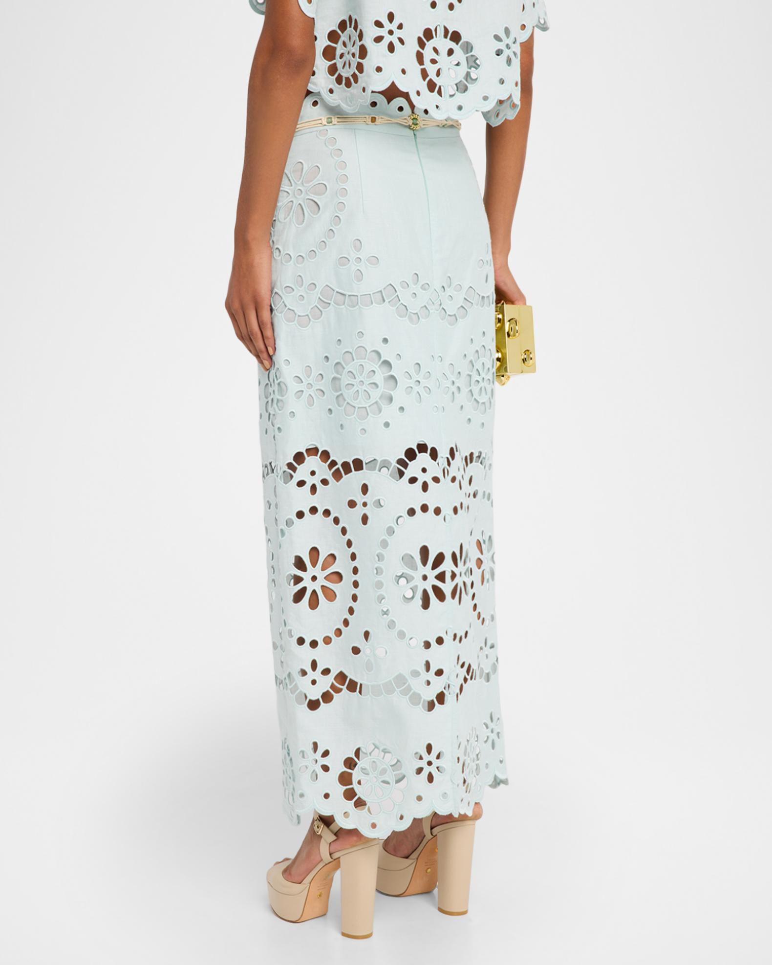 Zimmermann Awaken Embroidered Skirt | Neiman Marcus