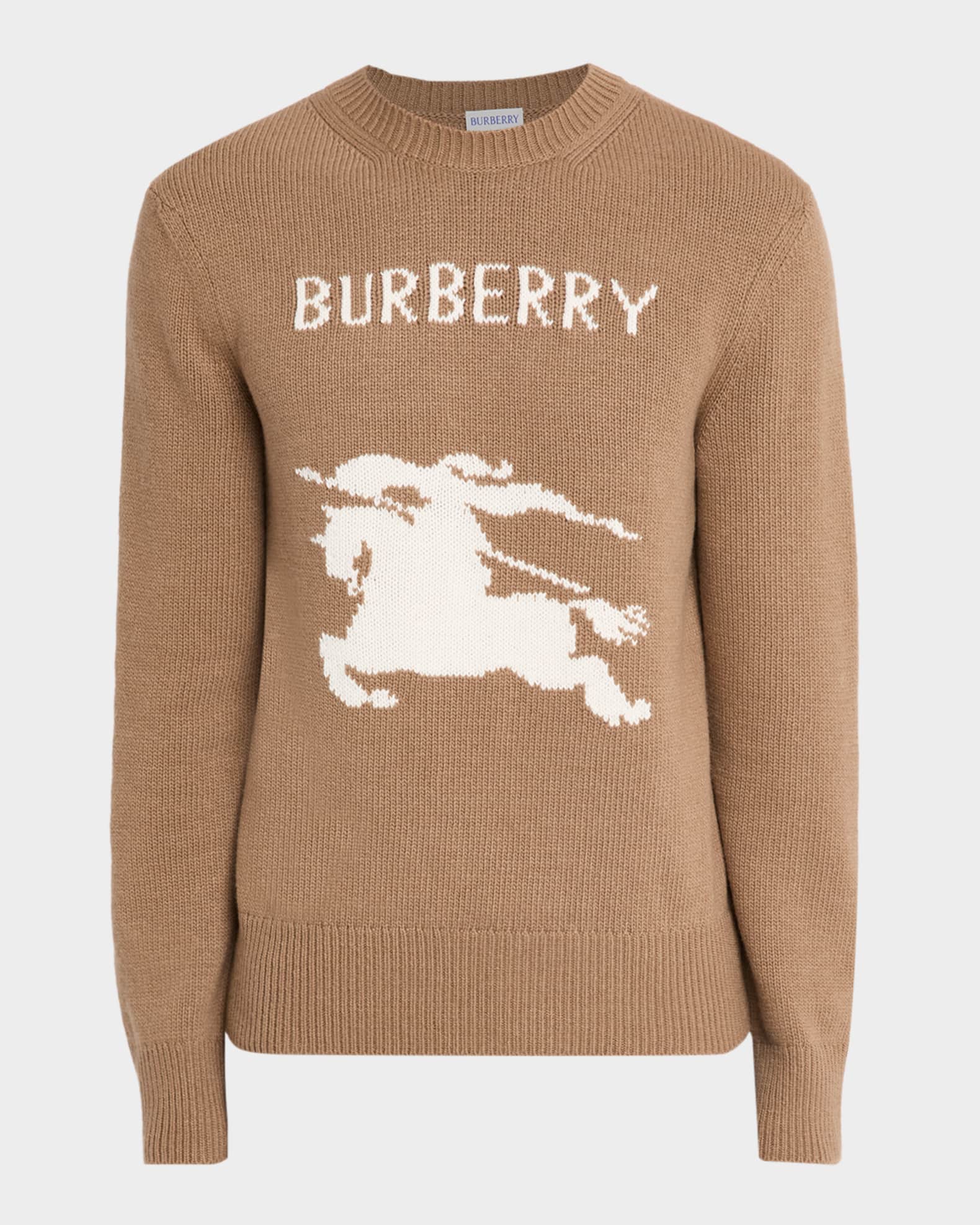 Burberry Men's EKD Knit Wool and Cashmere Crewneck Sweater