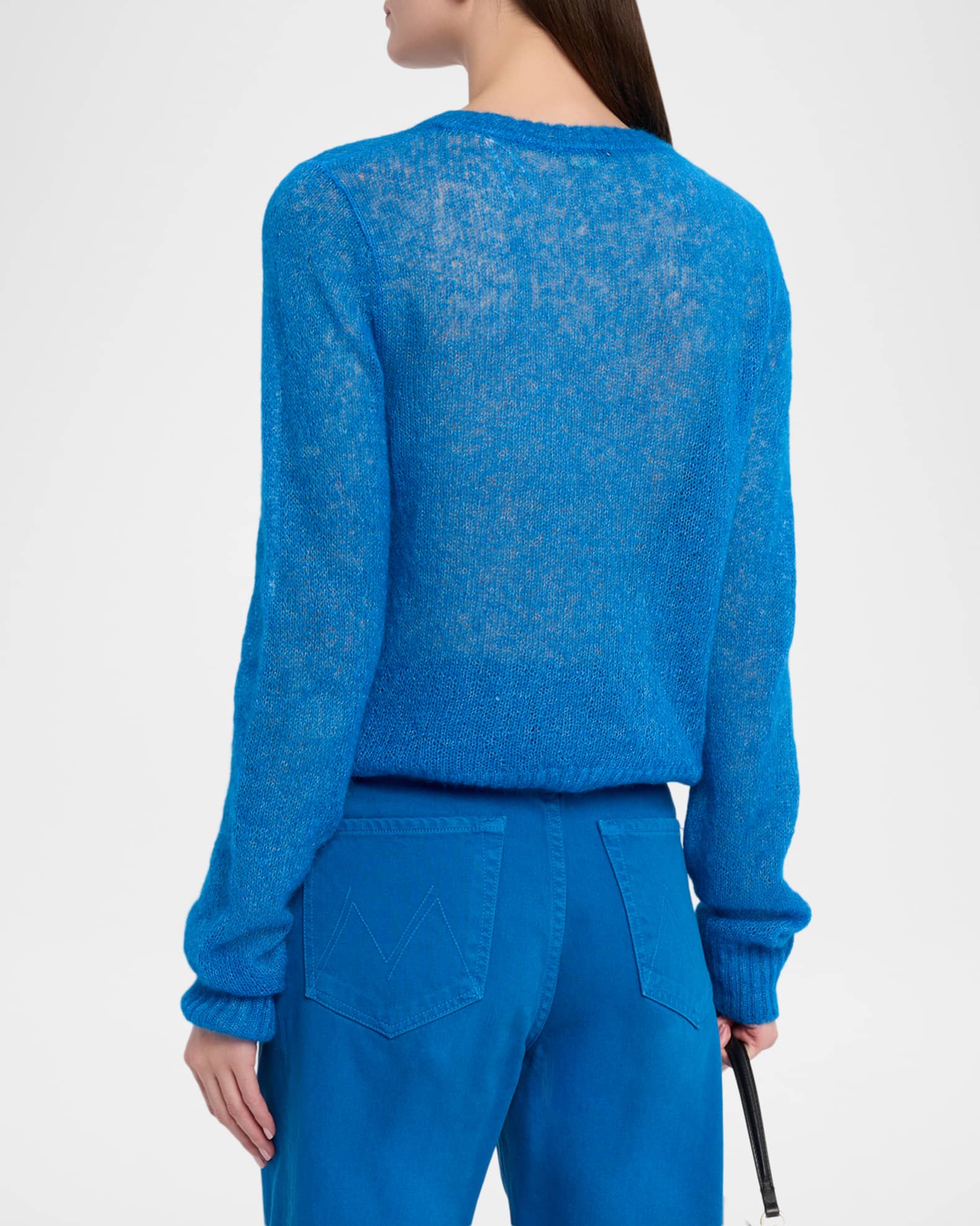 MOTHER The Jumper Crewneck Sweater | Neiman Marcus