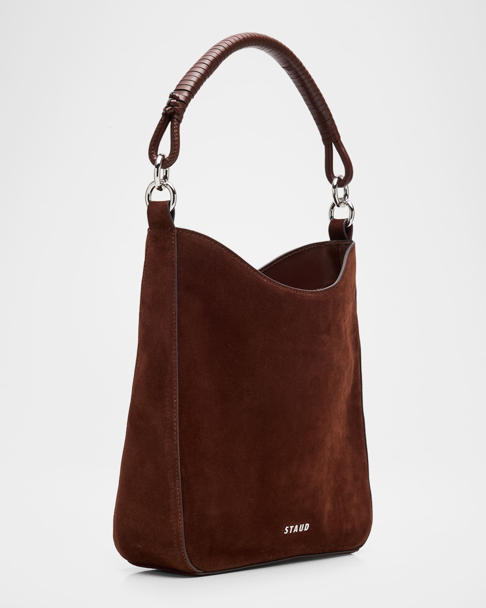 Parts Lab.】Real Suede Flap Shoulder Bag