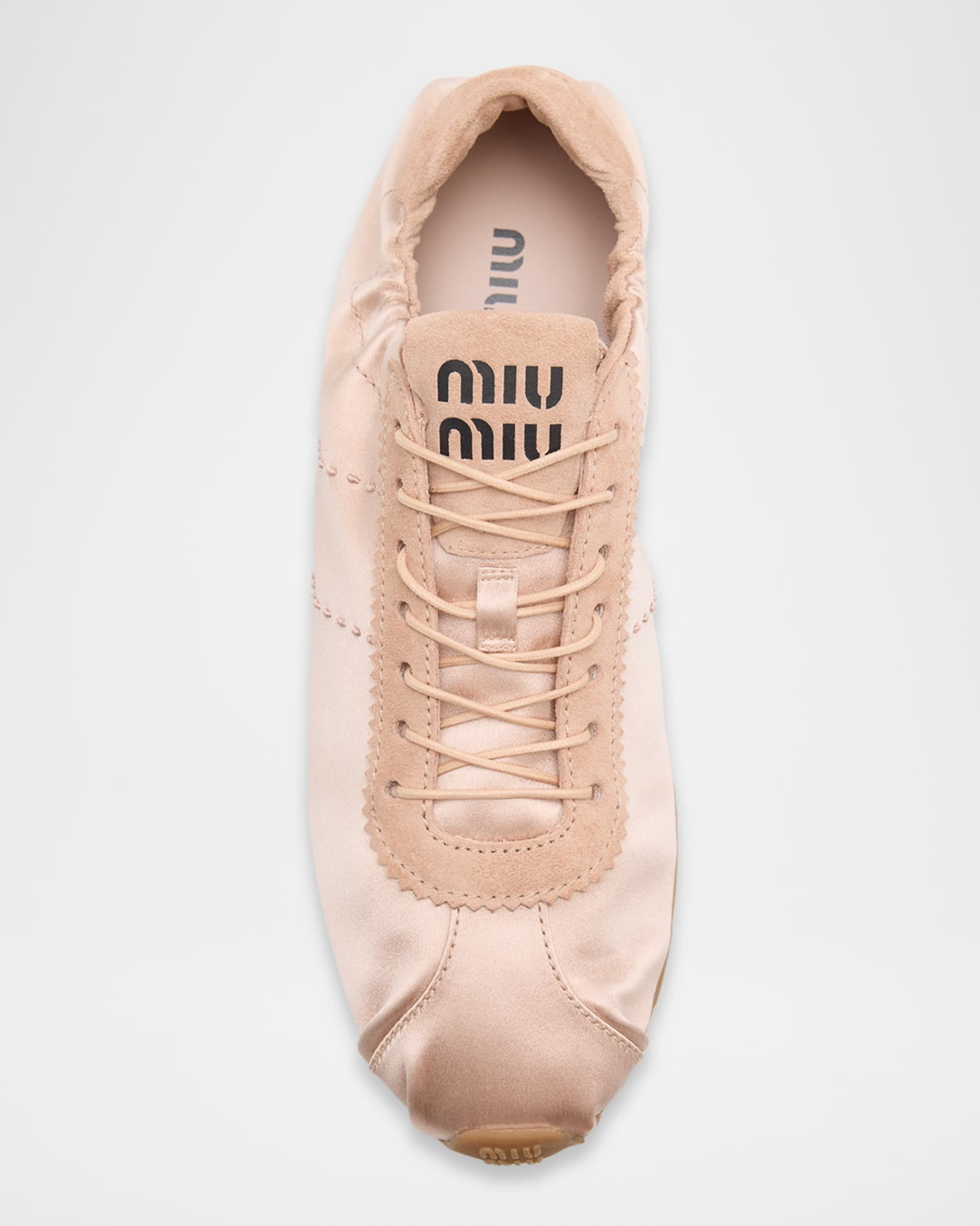 Miu Miu Satin Retro Runner Sneakers | Neiman Marcus