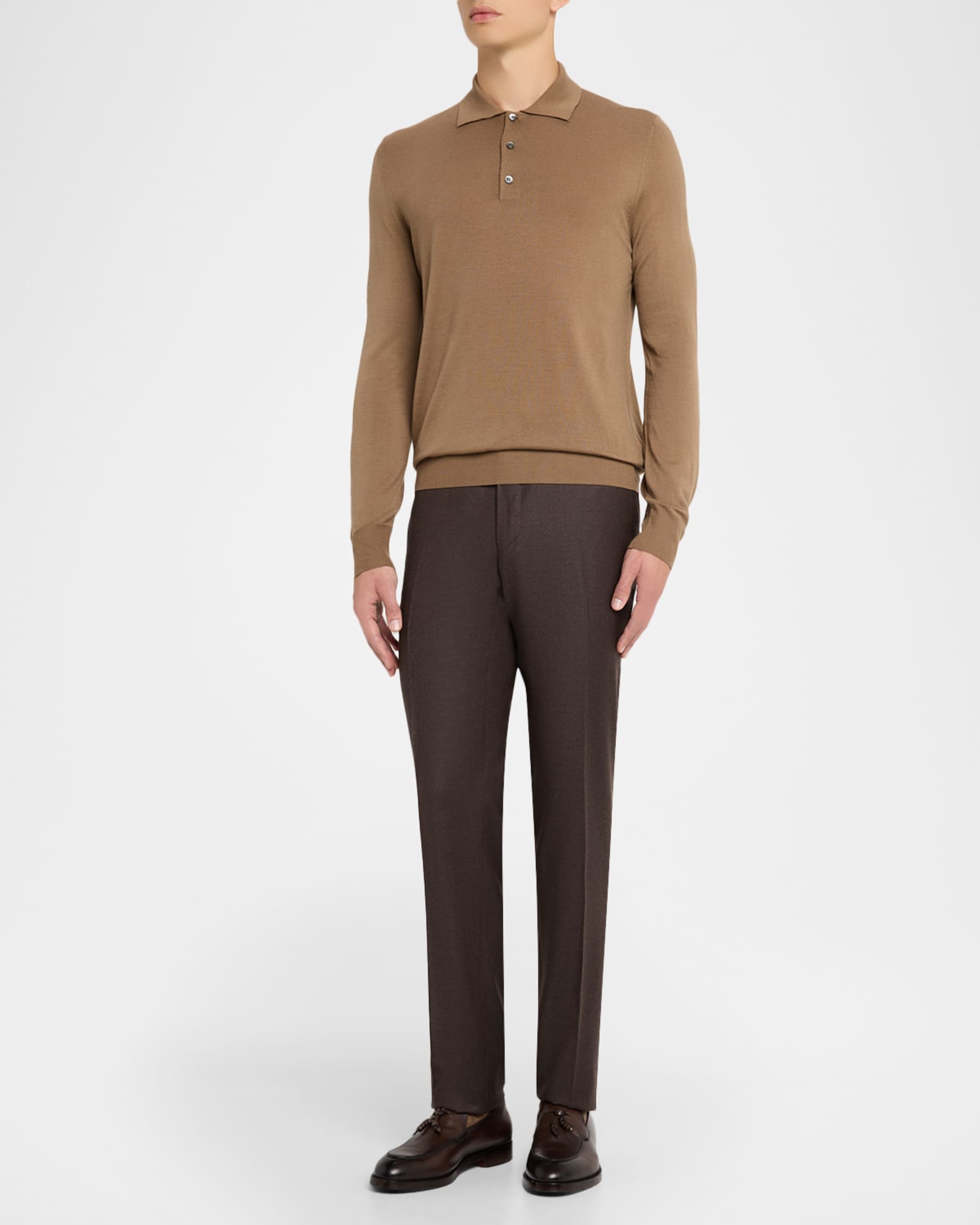 Incotex Men's Super 100s Wool Dress Pants | Neiman Marcus