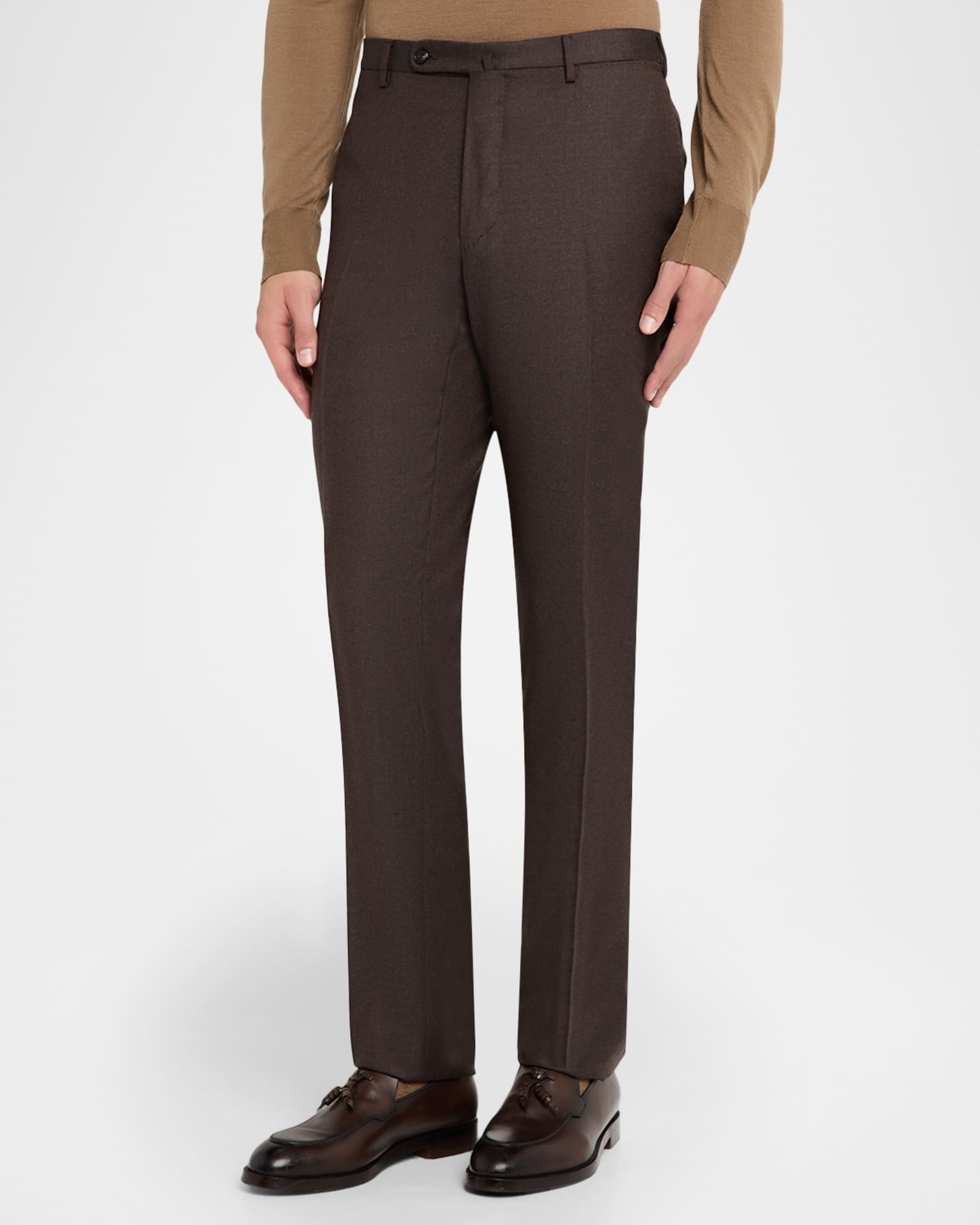 Incotex Men's Super 100s Wool Dress Pants | Neiman Marcus